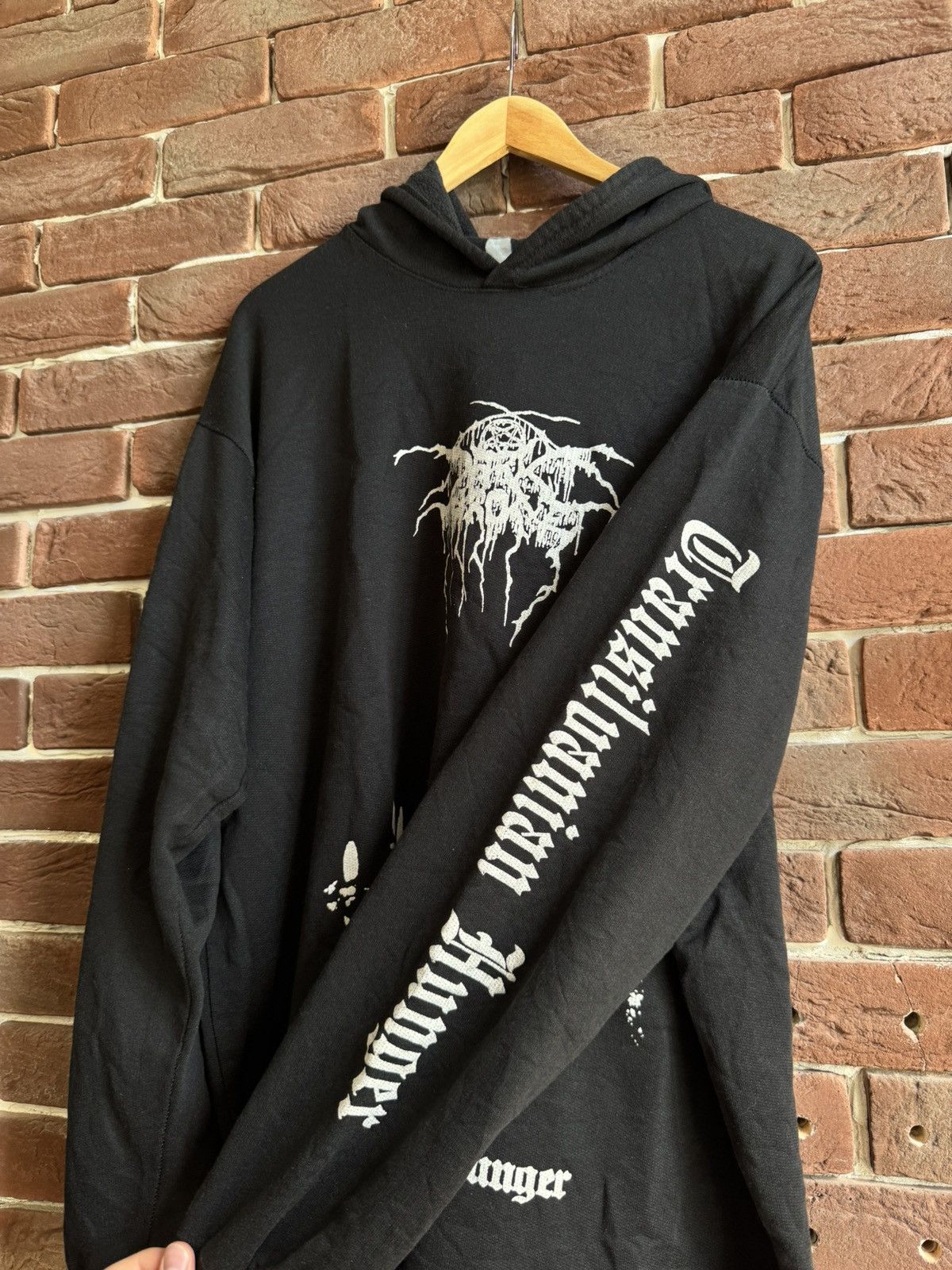 Band Tees Rare 90s DARKTHRONE Transilvanian Vintage Band Metal Hoodie Size US XL / EU 56 / 4 - 7 Thumbnail