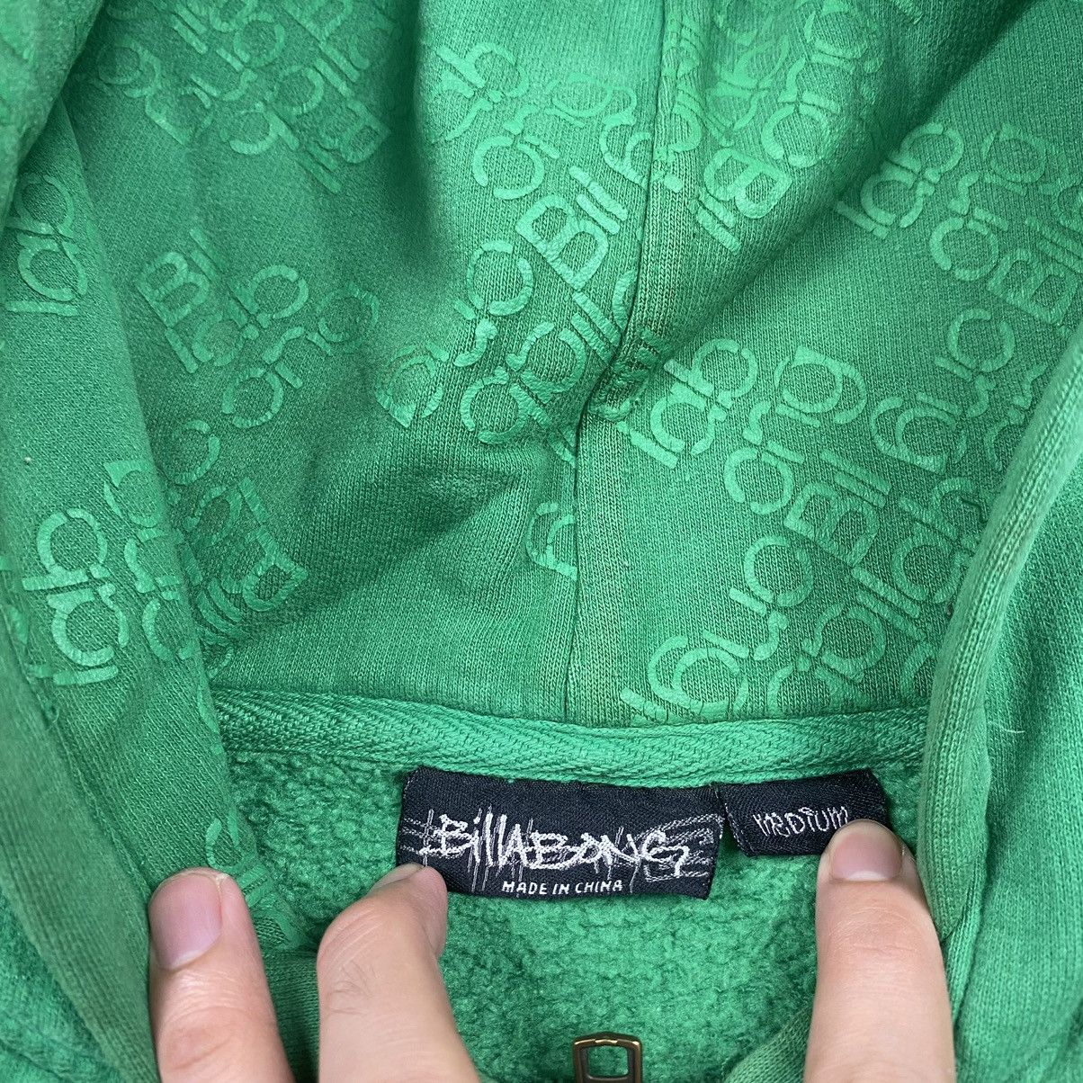 Billabong × JNCO OG Rare y2k Billabong Poem Zipped Up Size US M / EU 48-50 / 2 - 7 Thumbnail