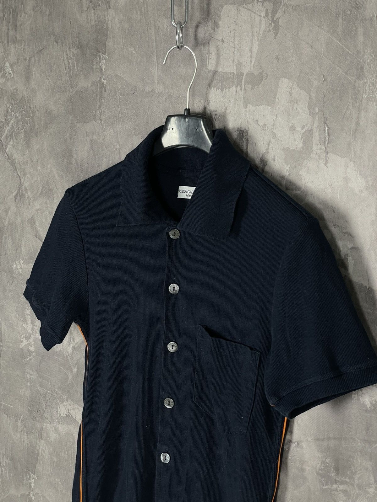 Dolce & Gabbana Avant Garde Button Up Luxury D&G Dolce & Gabbana Polo Tee Size S / US 4 / IT 40 - 7 Thumbnail