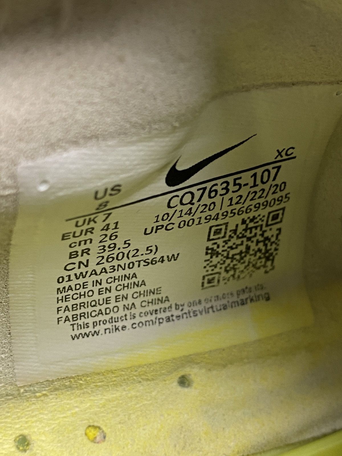 Nike Nike Vapor 14 Elite FG White Soccer Cleats CQ7635-107 US 8 Size US 8 / EU 41 - 20 Thumbnail