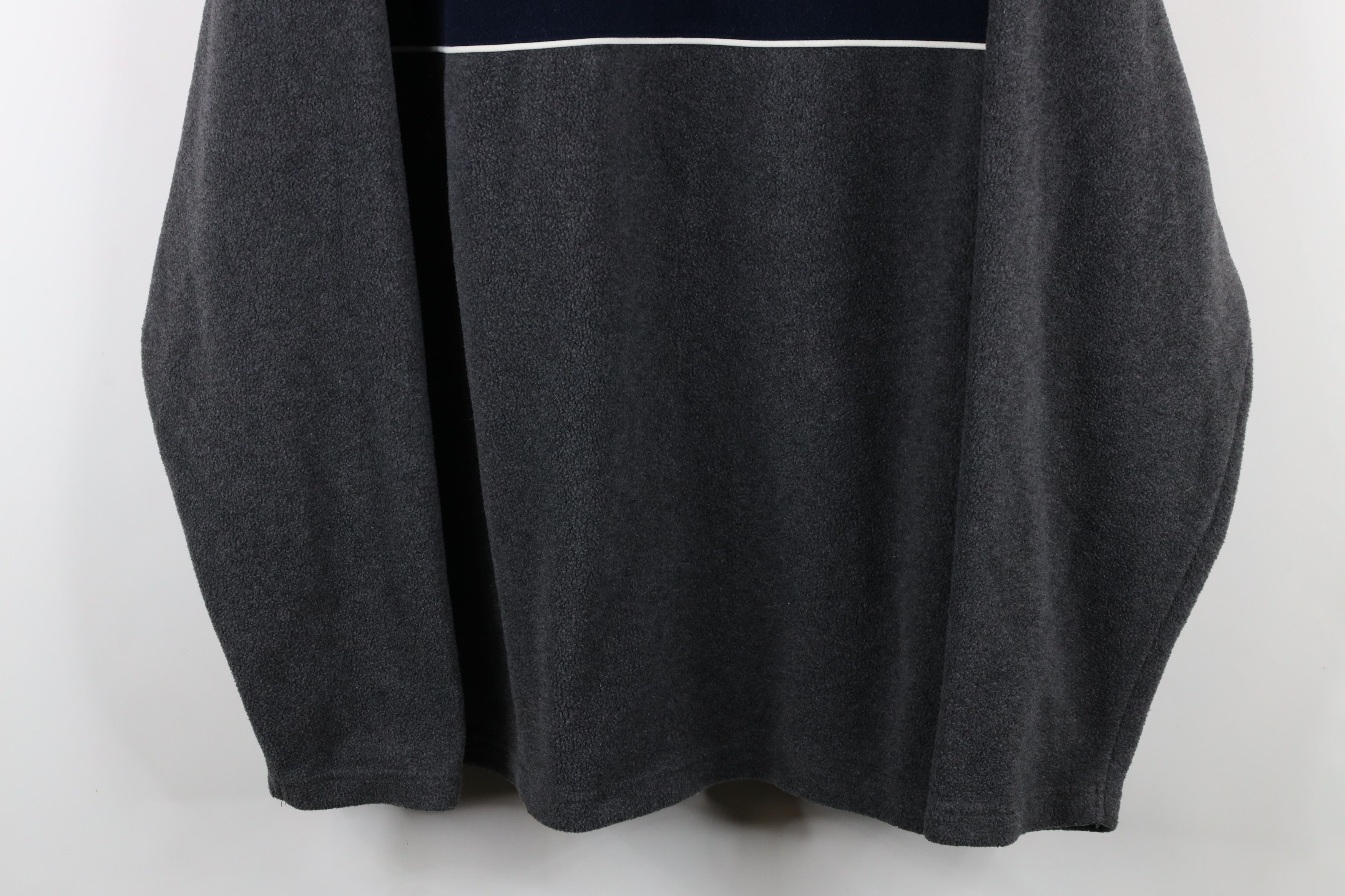 Vintage Vintage 90s Streetwear Fleece Half Zip Pullover Sweater Gray Size US XL / EU 56 / 4 - 3 Thumbnail