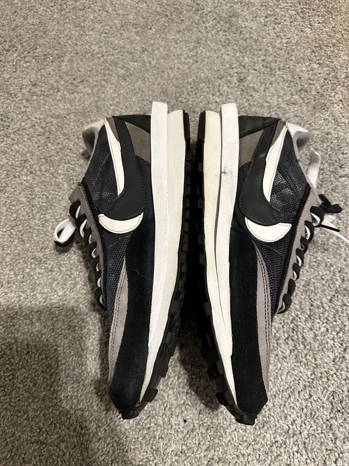 Nike × Sacai Nike sacai waffle black Size US 12 / EU 45 - 2 Thumbnail
