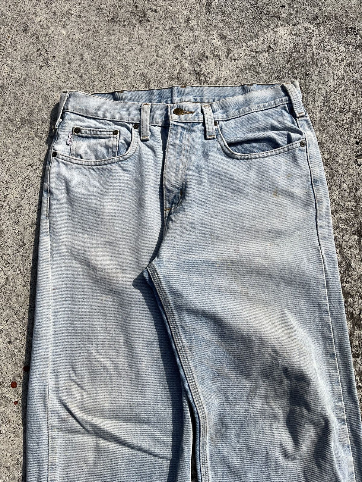 Carhartt Vintage Distressed Carharrt Jeans Size US 32 / EU 48 - 5 Thumbnail