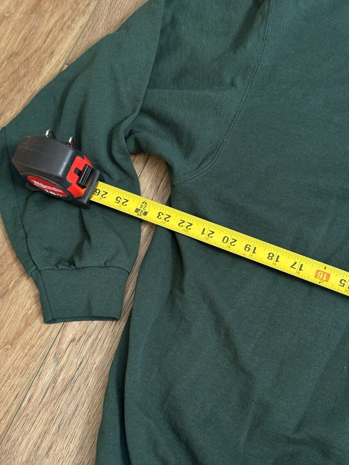 Vintage Vintage Blank Dark Green Crewneck Sweater Size US L / EU 52-54 / 3 - 5 Thumbnail