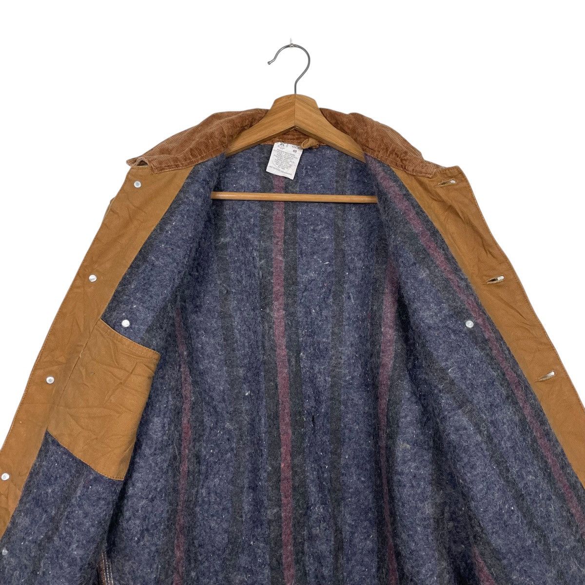 Carhartt Vintage 80s Carhatt Detroit Duck Canvas Workwear Jacket Size US L / EU 52-54 / 3 - 12 Thumbnail