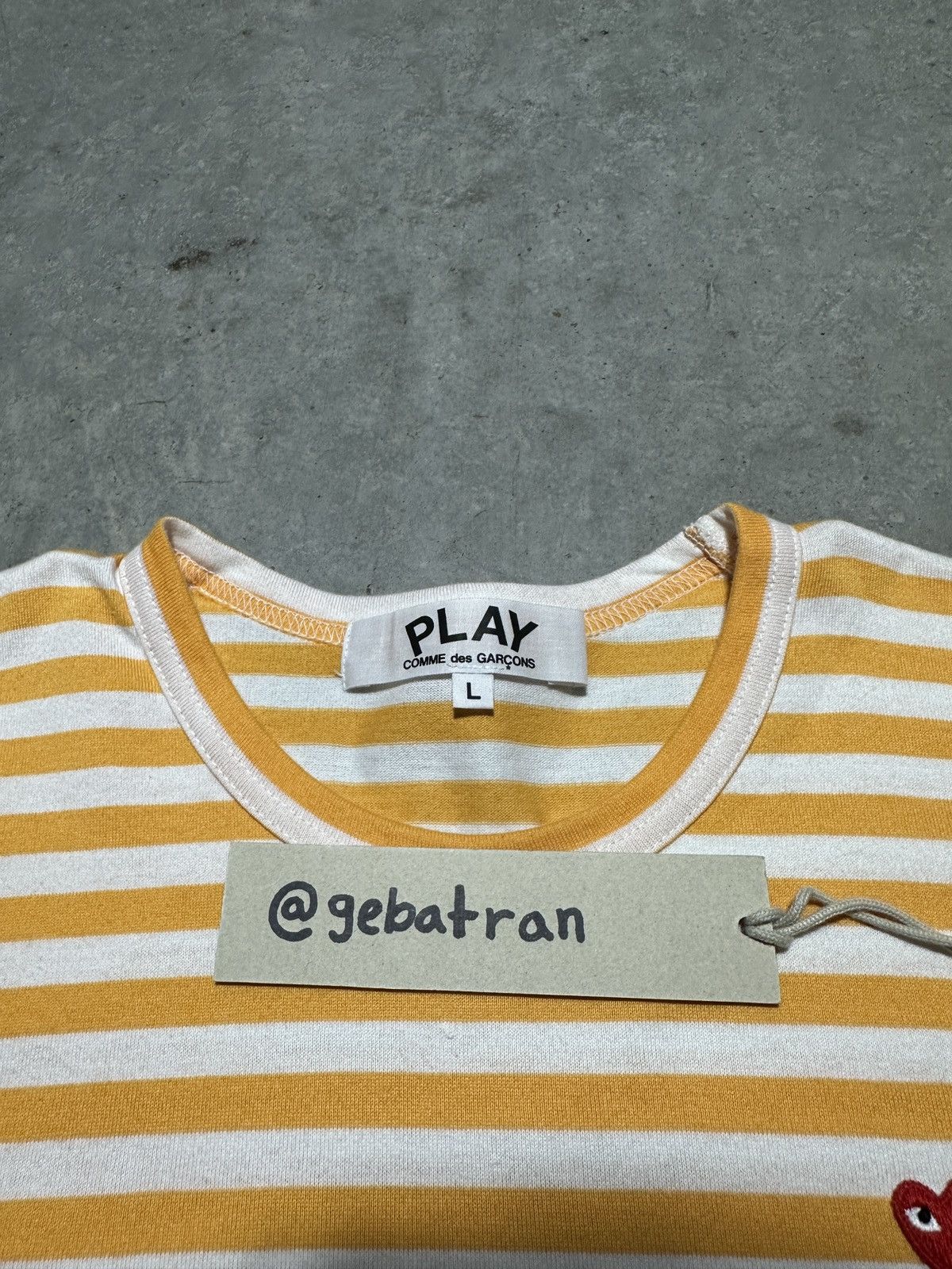 Comme des Garcons PLAY Comme Des Garçons Play Little Red Heart Long Sleeve Large Size L / US 10 / IT 46 - 3 Thumbnail