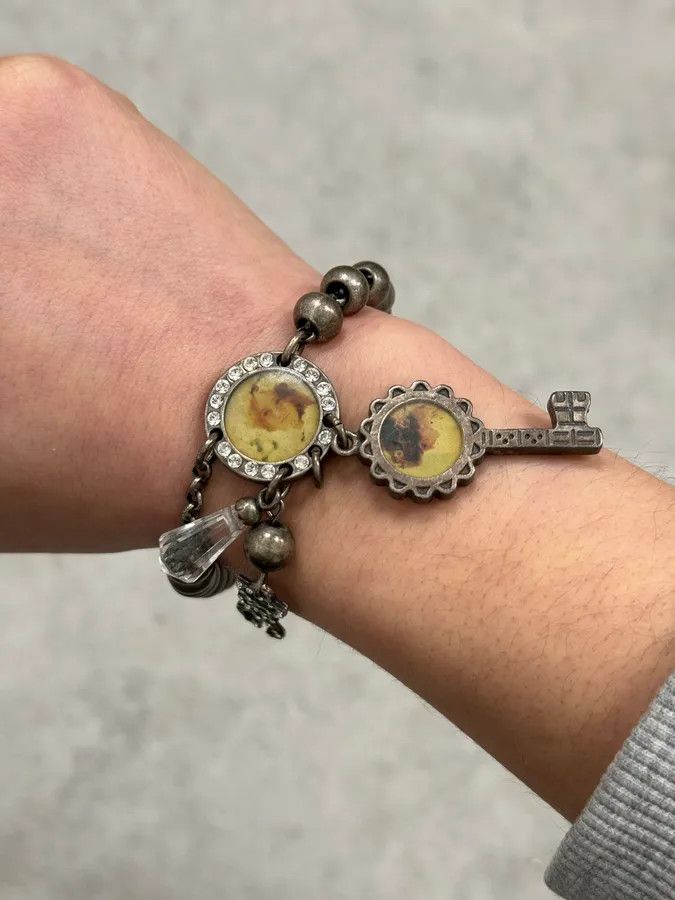 Dolce & Gabbana 2000s Dolce & Gabbana Key Chain Grey Bracelet Size ONE SIZE - 3 Thumbnail