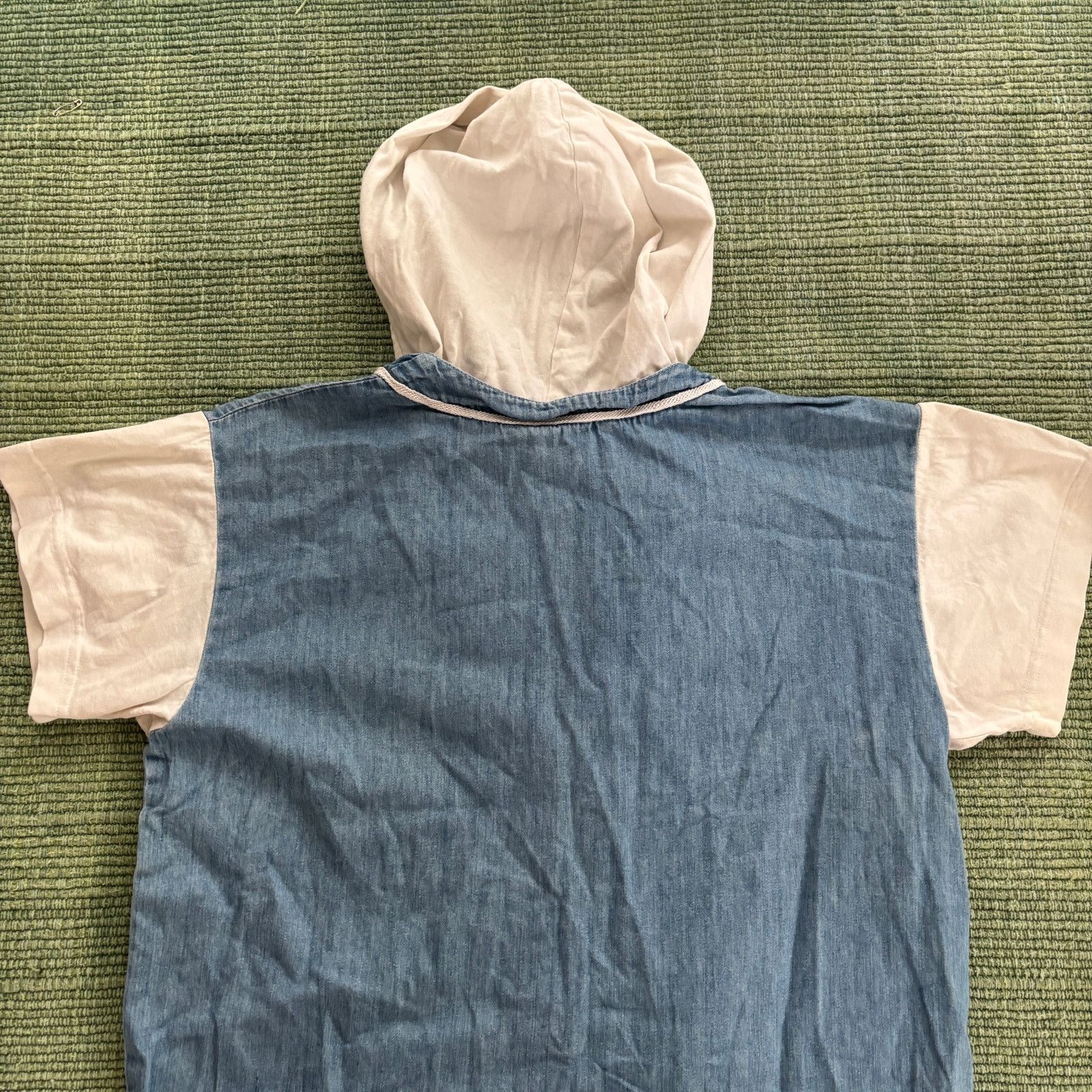 Vintage Vintage 90s Sylvester Looney Tunes Denim Button Up Hoodie M Size US M / EU 48-50 / 2 - 7 Thumbnail