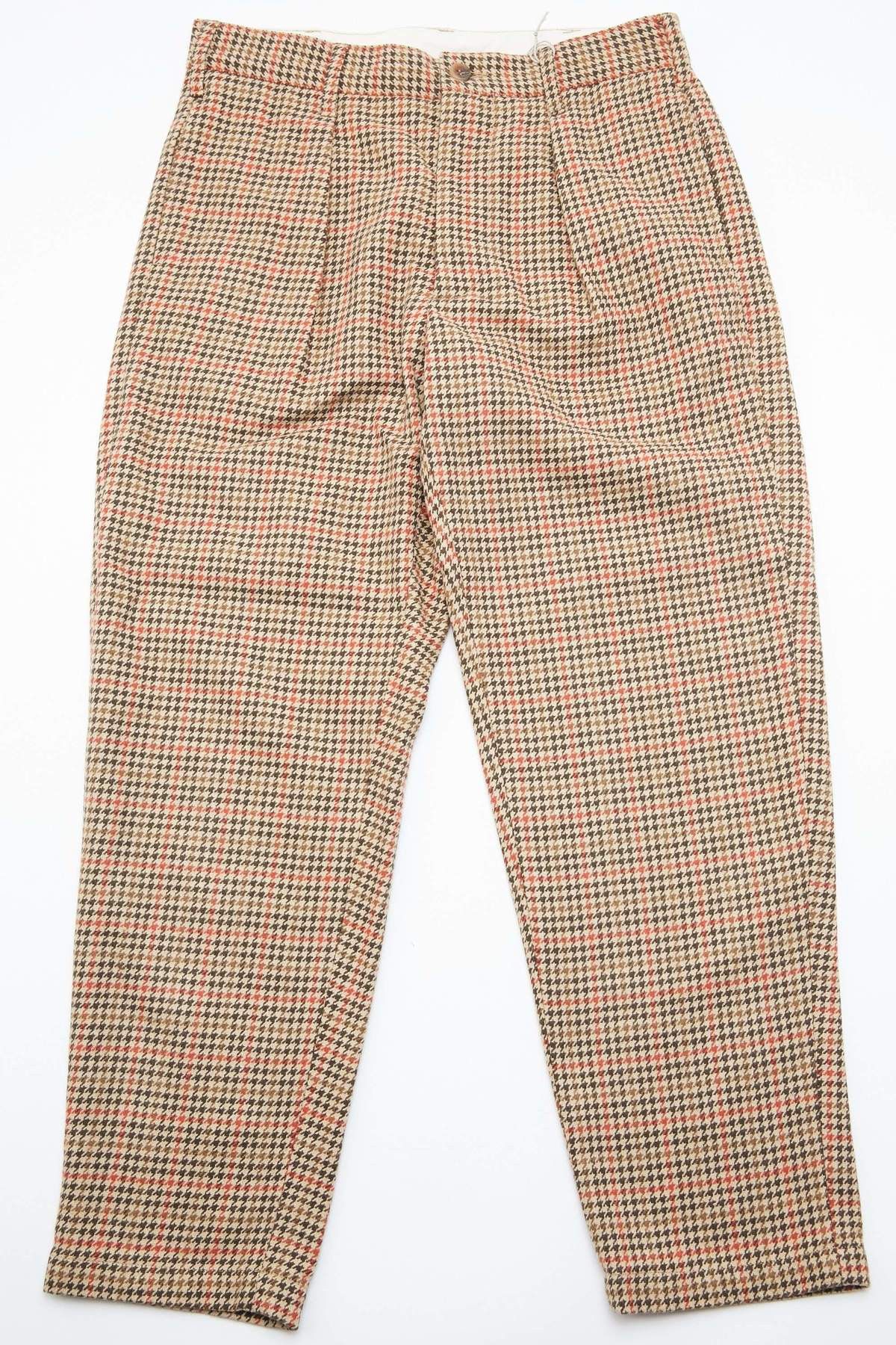 Engineered Garments FW20 Carlyle Pant Wool Big Gunclub Check Tan/Orange size S Size US 33 - 1 Thumbnail