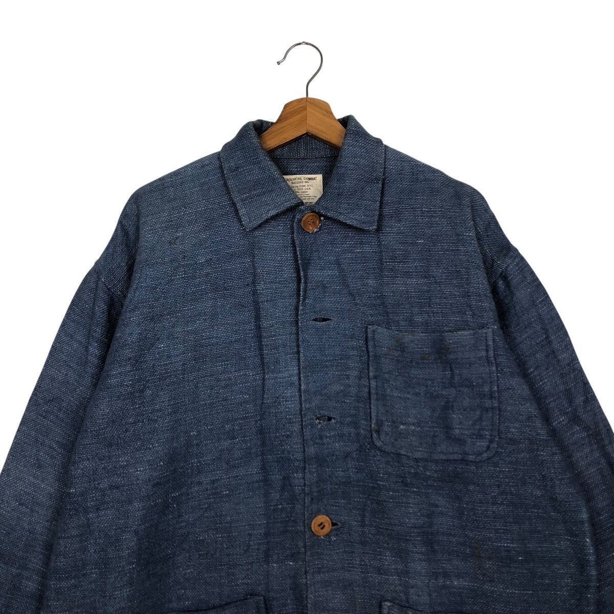 Japanese Brand 📌Vintage Chore Work Jacket Freaks NYC Issey Miyake Size US L / EU 52-54 / 3 - 3 Thumbnail