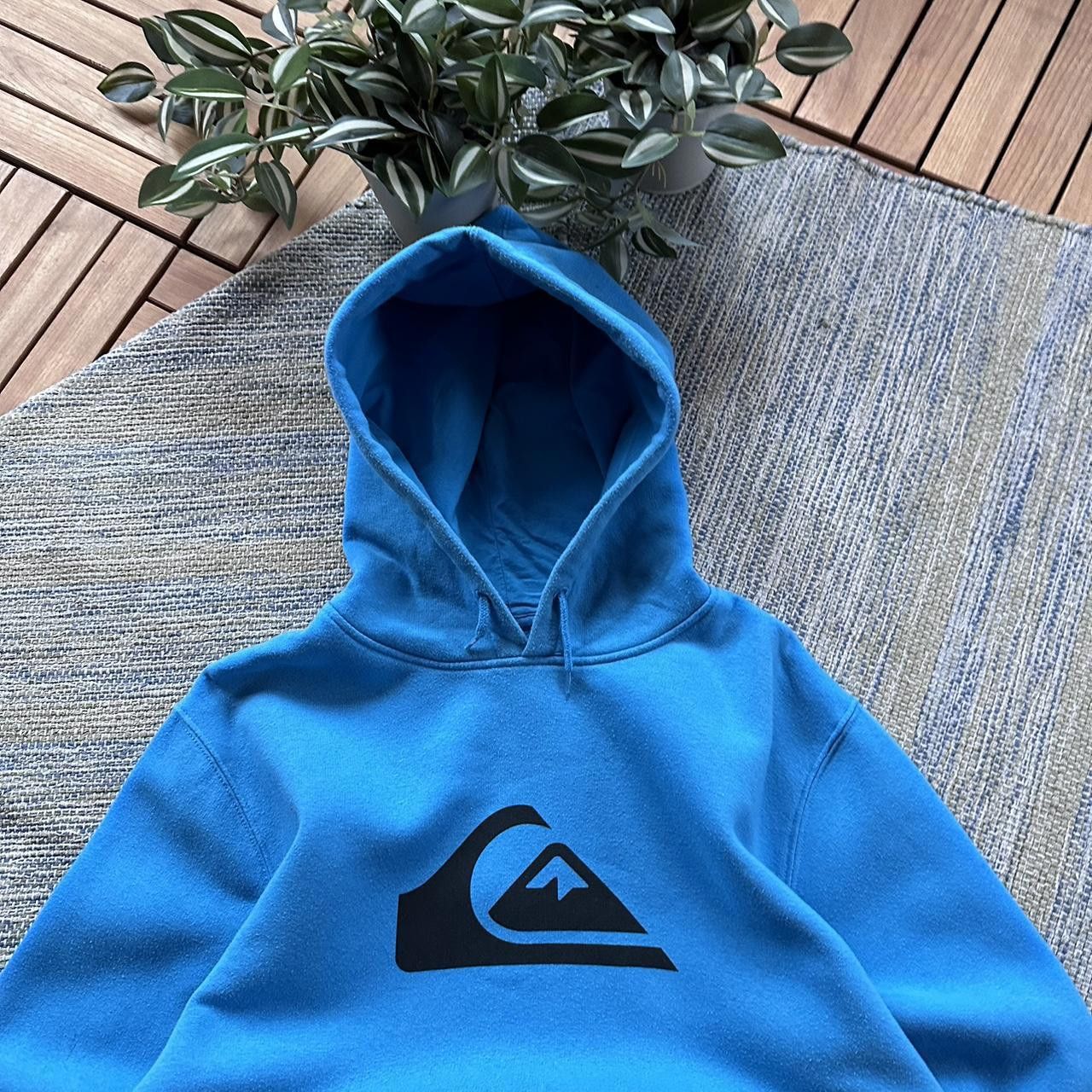 Quiksilver Vintage Y2K Quiksilver Surfwear Big Logo Boxy Hoodie Size US L / EU 52-54 / 3 - 3 Thumbnail