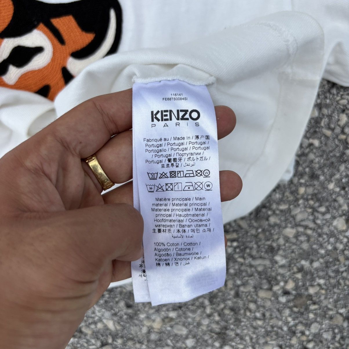 Kenzo Kenzo Embroidered Tiger Tee Size US L / EU 52-54 / 3 - 6 Thumbnail