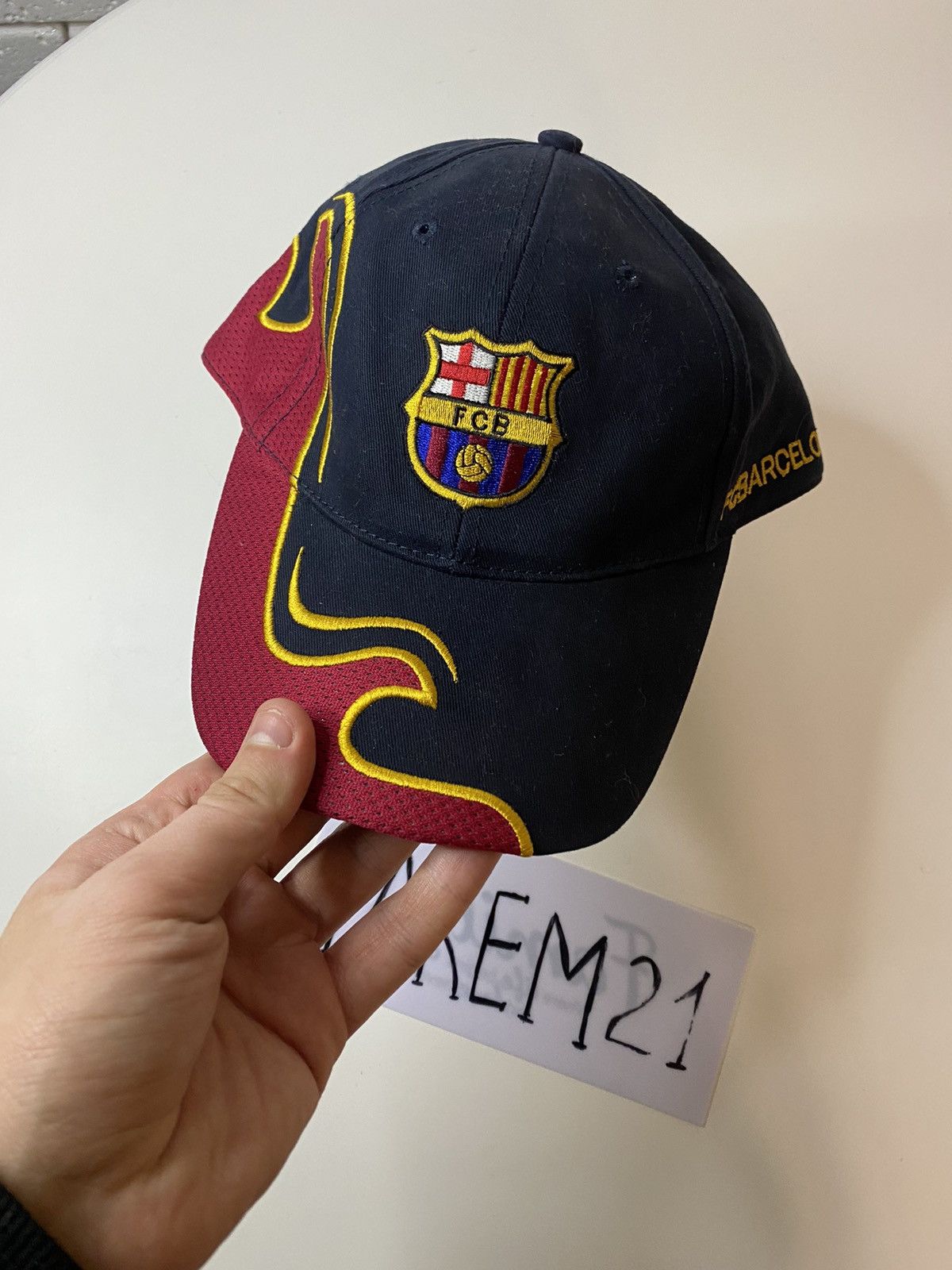 Vintage F.C.Barcelona vintage cap hat Size ONE SIZE - 2 Thumbnail