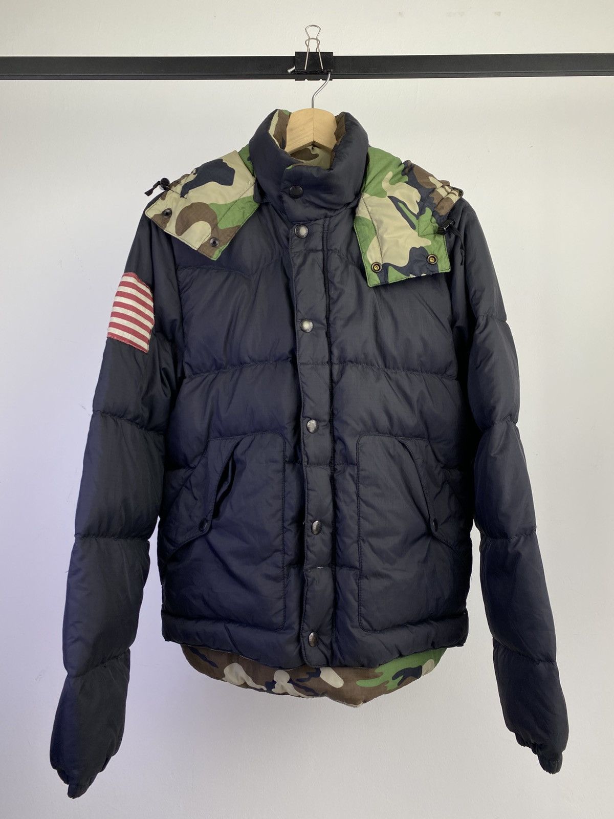Polo Ralph Lauren Polo Ralph Lauren Y2K Goose Down Puffer Hooded Jacket Size US S / EU 44-46 / 1 - 1 Thumbnail