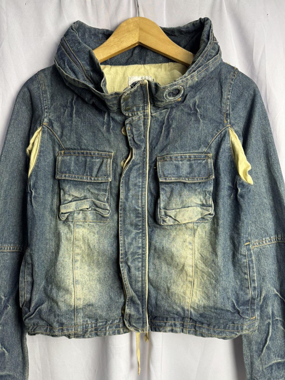 GOA Bono Boxy Denim Jacket Japanese Cheeno Size US S / EU 44-46 / 1 - 2 Thumbnail