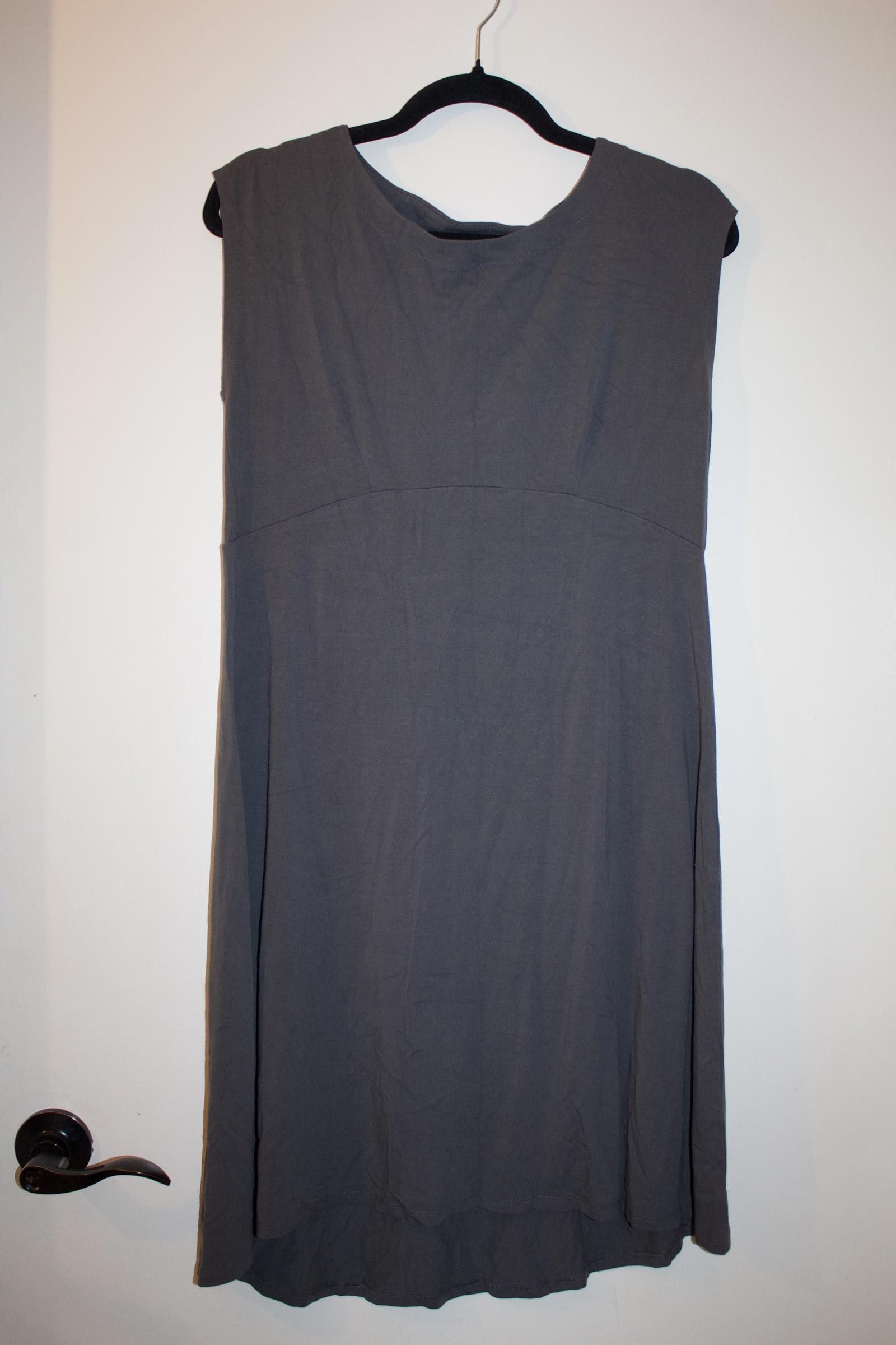Designer Stylish Gray Sleeveless Dress - Perfect for Any Occasion NWT Size S / US 4 / IT 40 - 2 Thumbnail