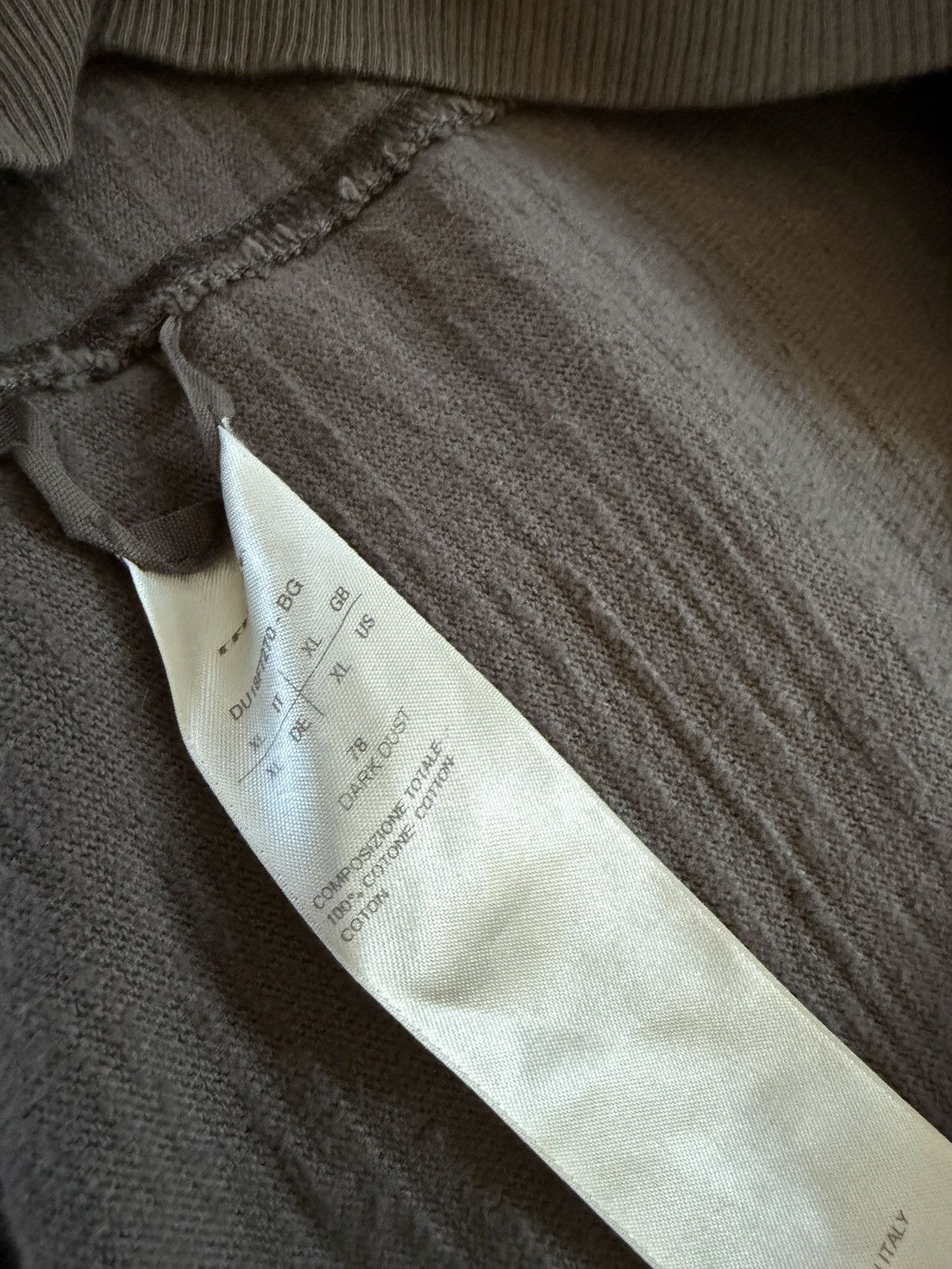 Rick Owens Drkshdw Grey Sweater in Cotton Size US XL / EU 56 / 4 - 9 Thumbnail