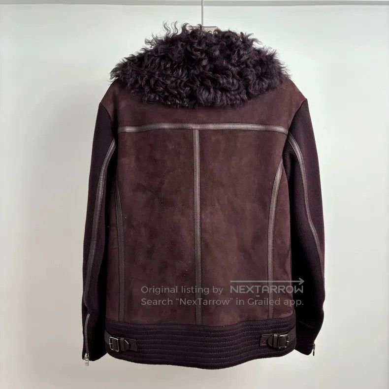 Loro Piana Loro Piana Grape Purple Sheepskin Fur Jacket Size XXS / US 00 / IT 34 - 2 Thumbnail