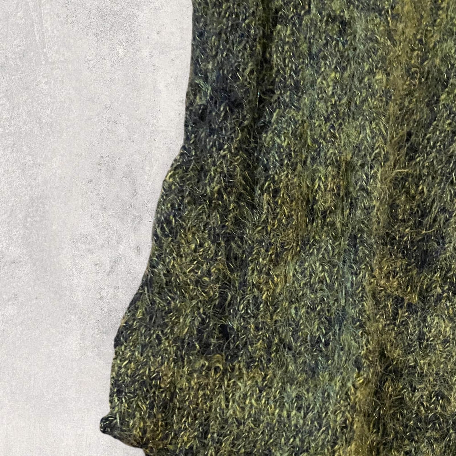 Vintage Vintage 1960s Swaggy Green Mohair Wool Cardigan Size S / US 4 / IT 40 - 11 Thumbnail