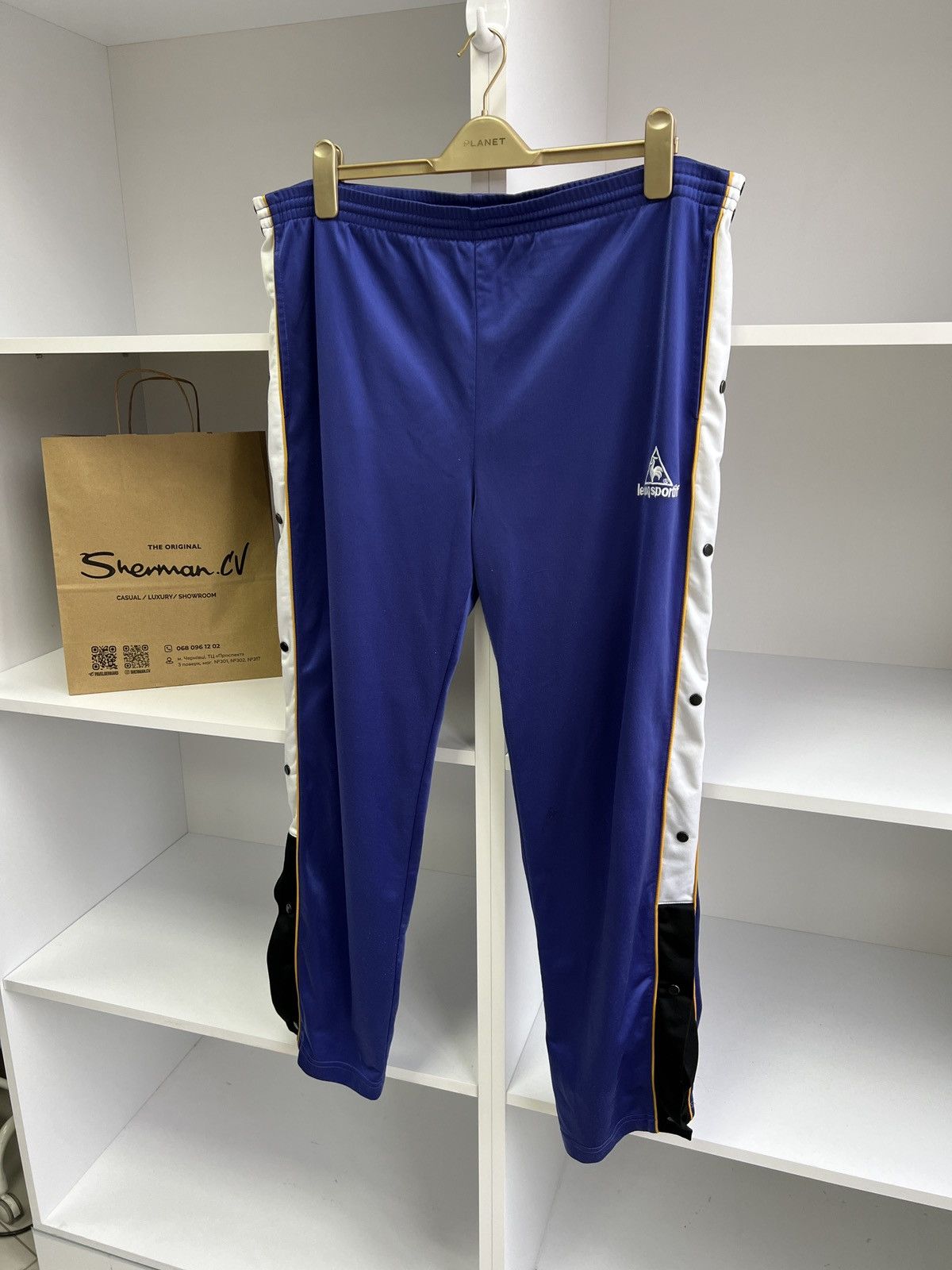 Le Coq Sportif × Vintage Vintage 90s Le CoQ Sportif tracksuit Size US L / EU 52-54 / 3 - 16 Thumbnail