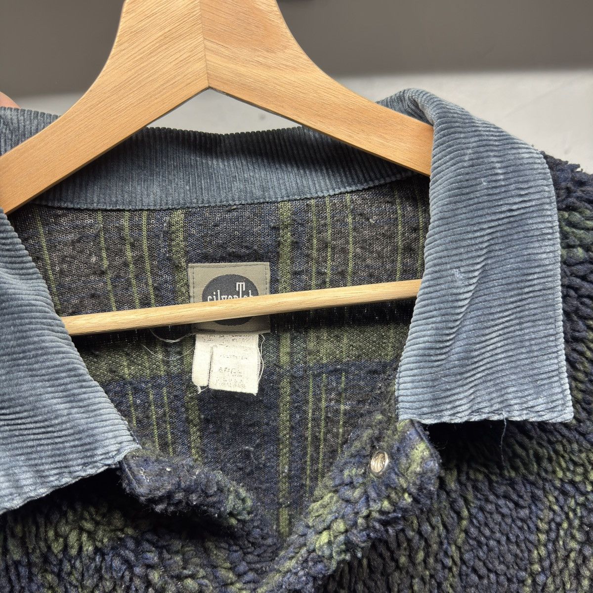Levi's 90s Levi's Silvertab Plaid Baggy Deep Pile Fleece ERD Grunge Size US XL / EU 56 / 4 - 4 Thumbnail