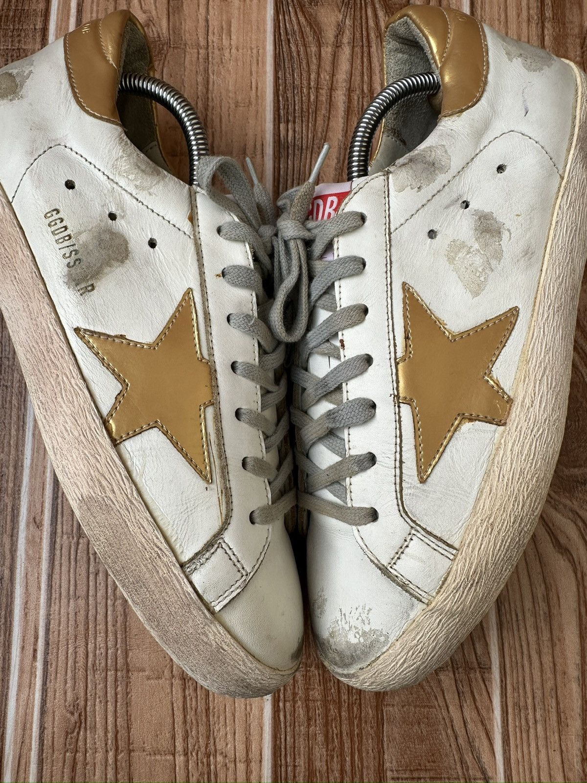 Golden Goose Golden Goose Superstar Gold Star Lowtop Sneakers Size US 8 / EU 41 - 10 Thumbnail