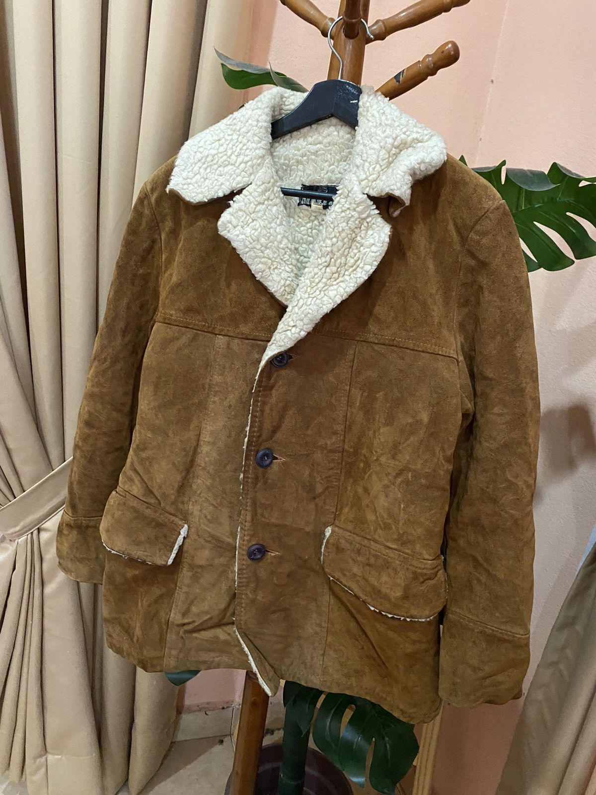 Other Vintage 1970s Mark IV Shearling-Lined Suede Jacket Size US S / EU 44-46 / 1 - 2 Thumbnail