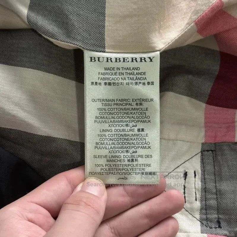 Fendi Burberry Black Cotton Women's Trench Coat. Size S / US 4 / IT 40 - 7 Thumbnail