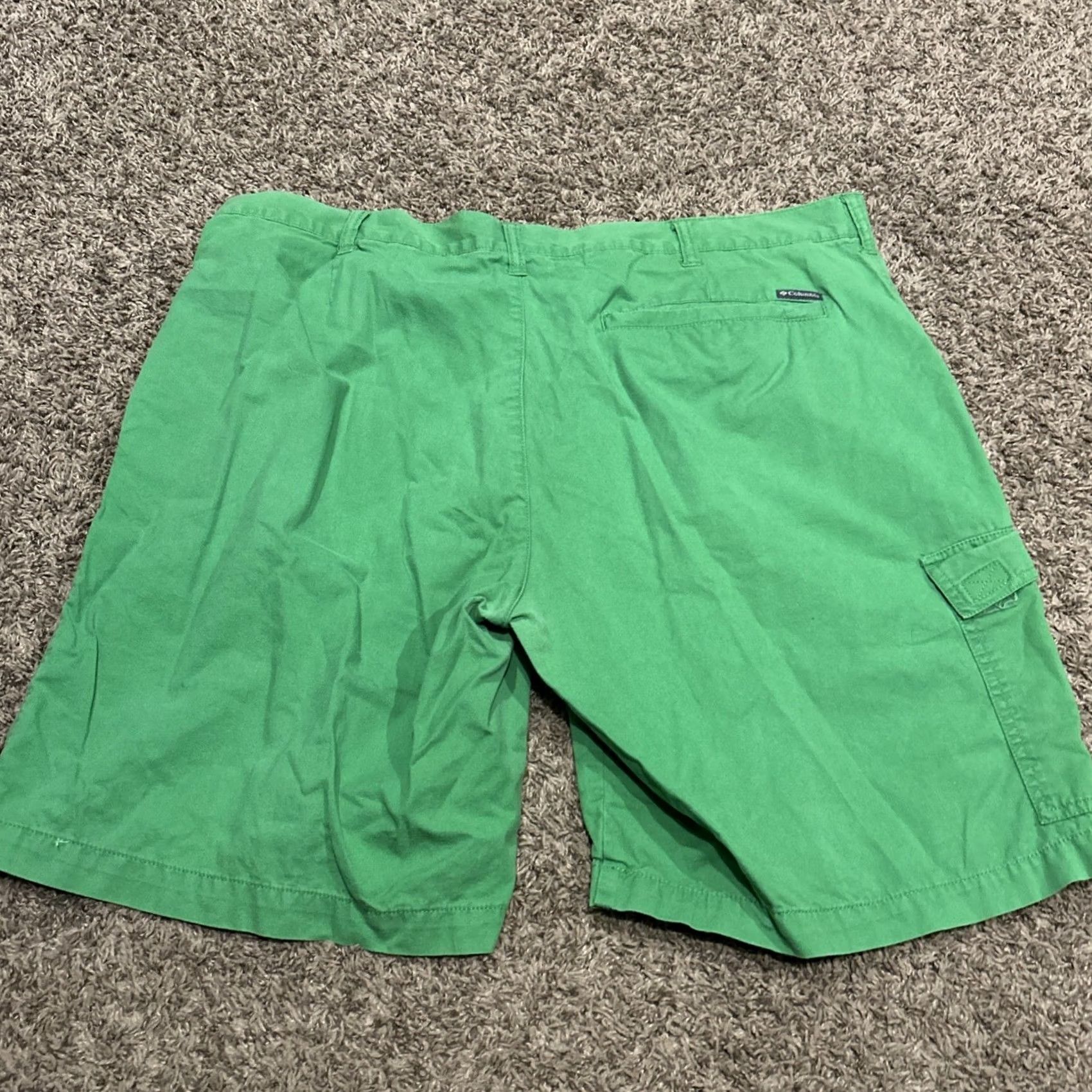 Vintage Columbia Shorts Mens 40 Green Men Size Cotton Cargo B32 Size US 40 / EU 56 - 3 Thumbnail
