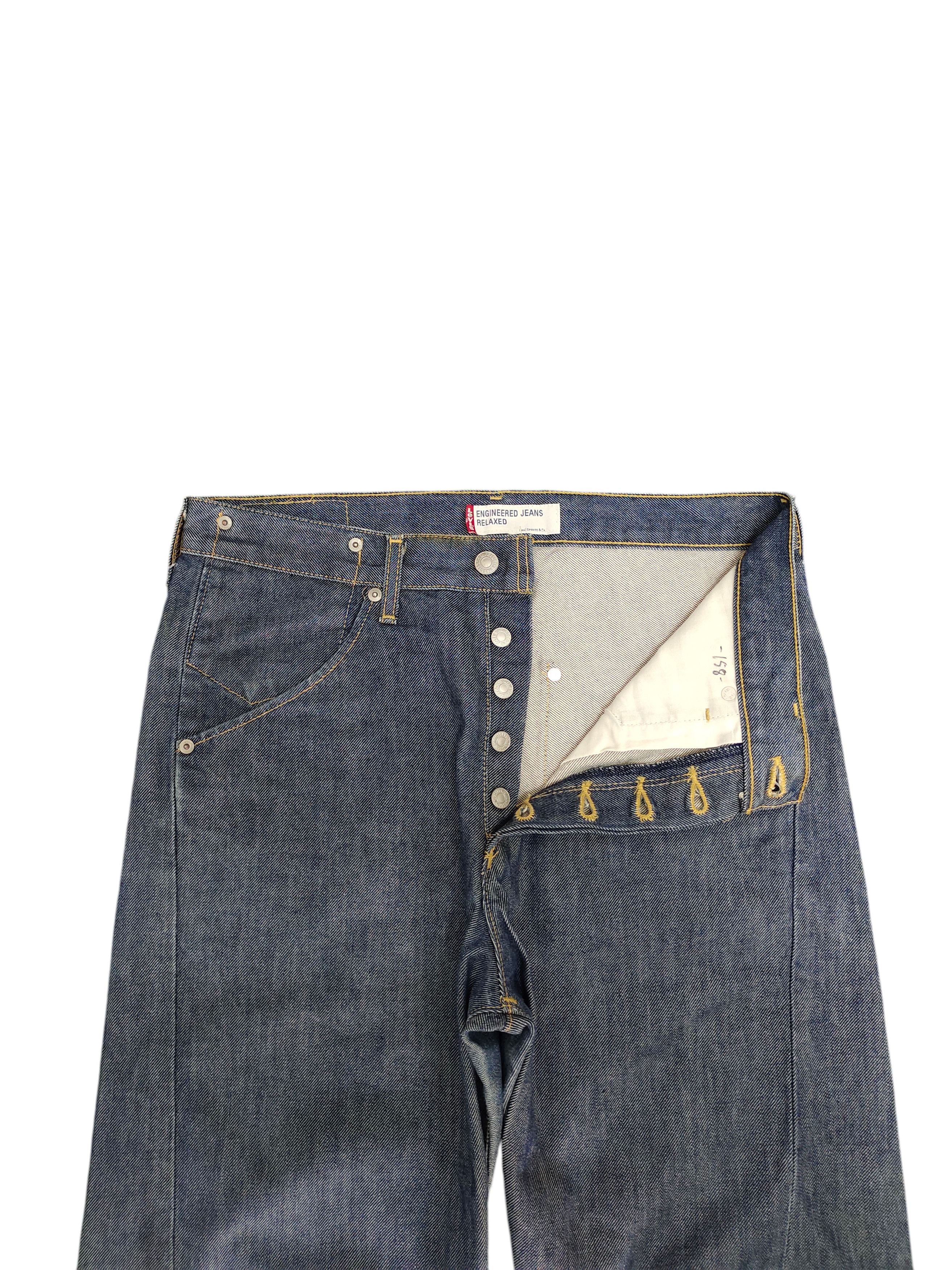 Levi's Vintage 90s Levis Engineered Relaxed Denim Jeans Takuya Size US 32 / EU 48 - 5 Thumbnail