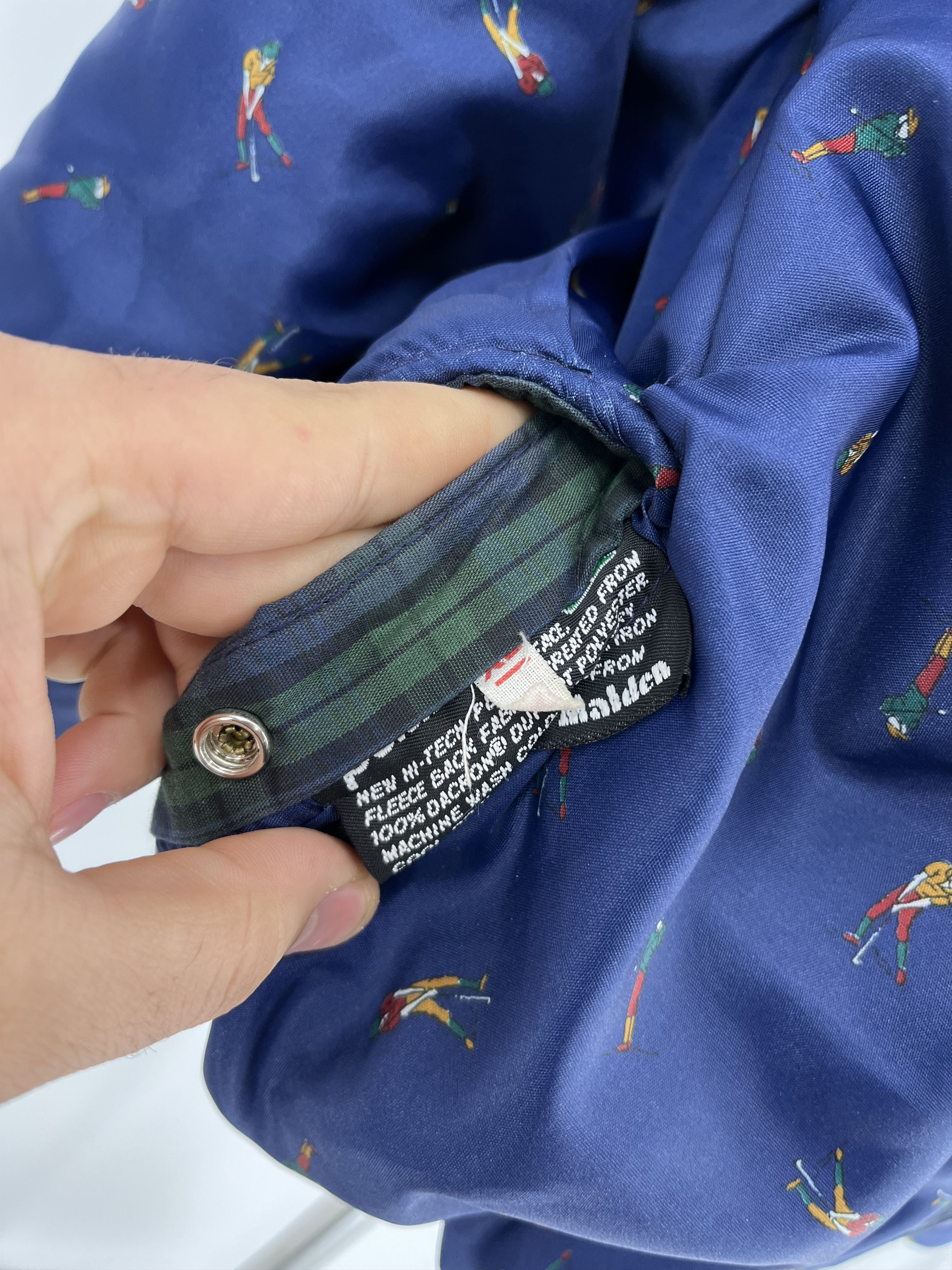 Vintage Vintage Reversible Jacket Sherpa - Nylon Jacket Size US XL / EU 56 / 4 - 14 Thumbnail