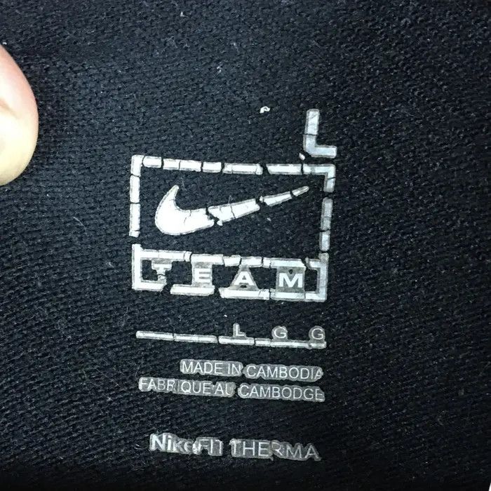 Nike Vintage NIKE TEAM PRO FIT Thermal Fabric Swoosh Logo Sweater Size US L / EU 52-54 / 3 - 5 Thumbnail