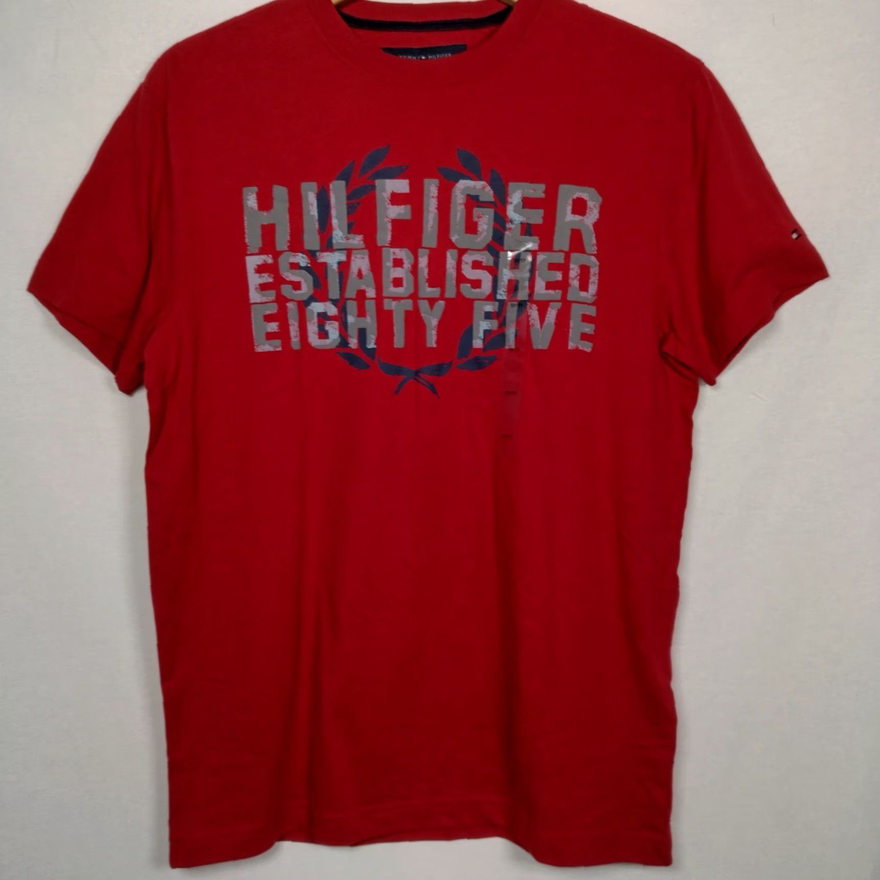 Tommy Hilfiger Tommy Hilfiger Shirt Men XS Red Puffy Graphic T Short Sleeve New 2011 Size US XS / EU 42 / 0 - 3 Thumbnail