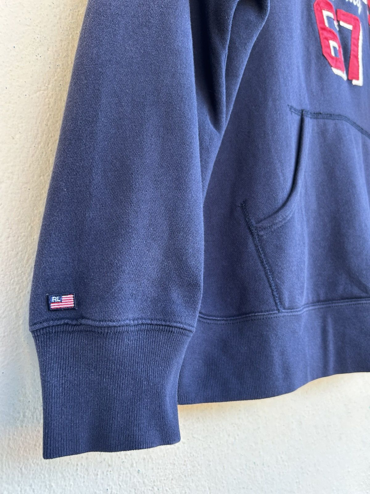 Polo Ralph Lauren × Ralph Lauren × Vintage Polo Jeans Company Sunfaded Hoodie Size US L / EU 52-54 / 3 - 7 Thumbnail