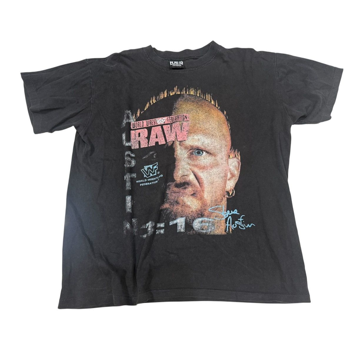 Vintage Vintage 90s 00s WWF Stone Cold T Shirt Attitude Era Size US XL / EU 56 / 4 - 1 Thumbnail