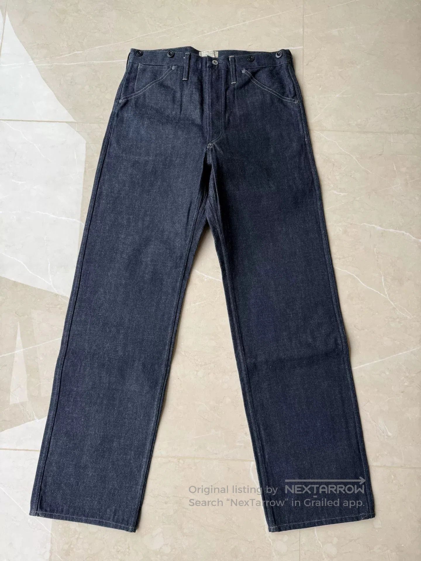Old Joe Old Joe Selvedge Denim Work Pant. Size US 34 / EU 50 - 1 Thumbnail