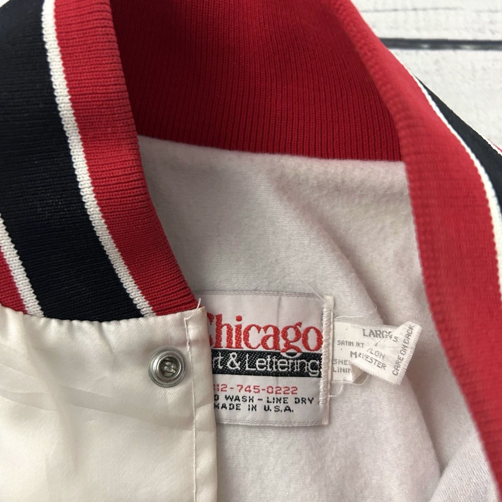 Vintage VINTAGE IKWF Wrestling State Qualifier Snap Button Jacket Men's Large White Shirt Size US L / EU 52-54 / 3 - 4 Thumbnail