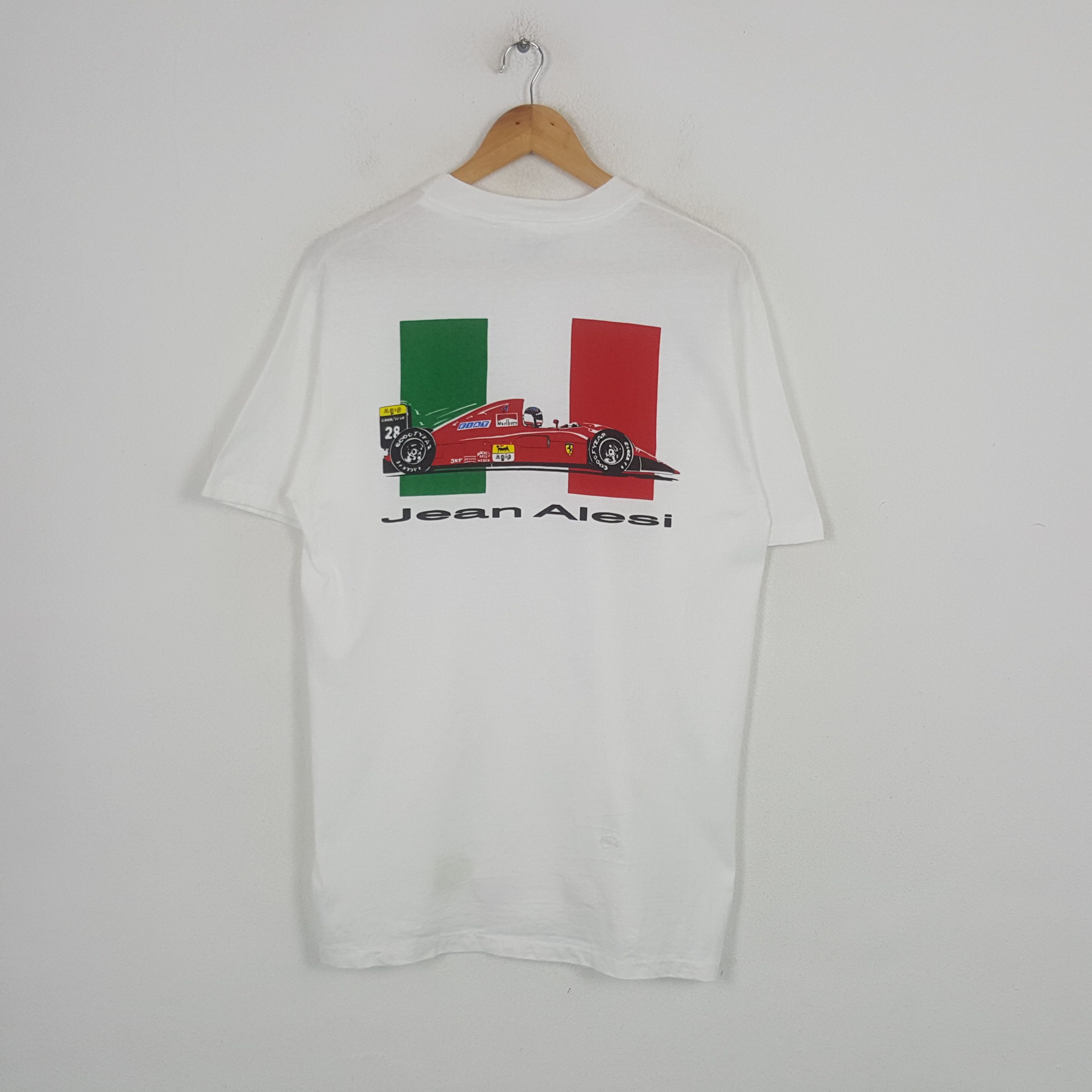 Ferrari Vintage Ferrari Jean Alesi Racing Team Tshirt RR21 Size US M / EU 48-50 / 2 - 1 Thumbnail