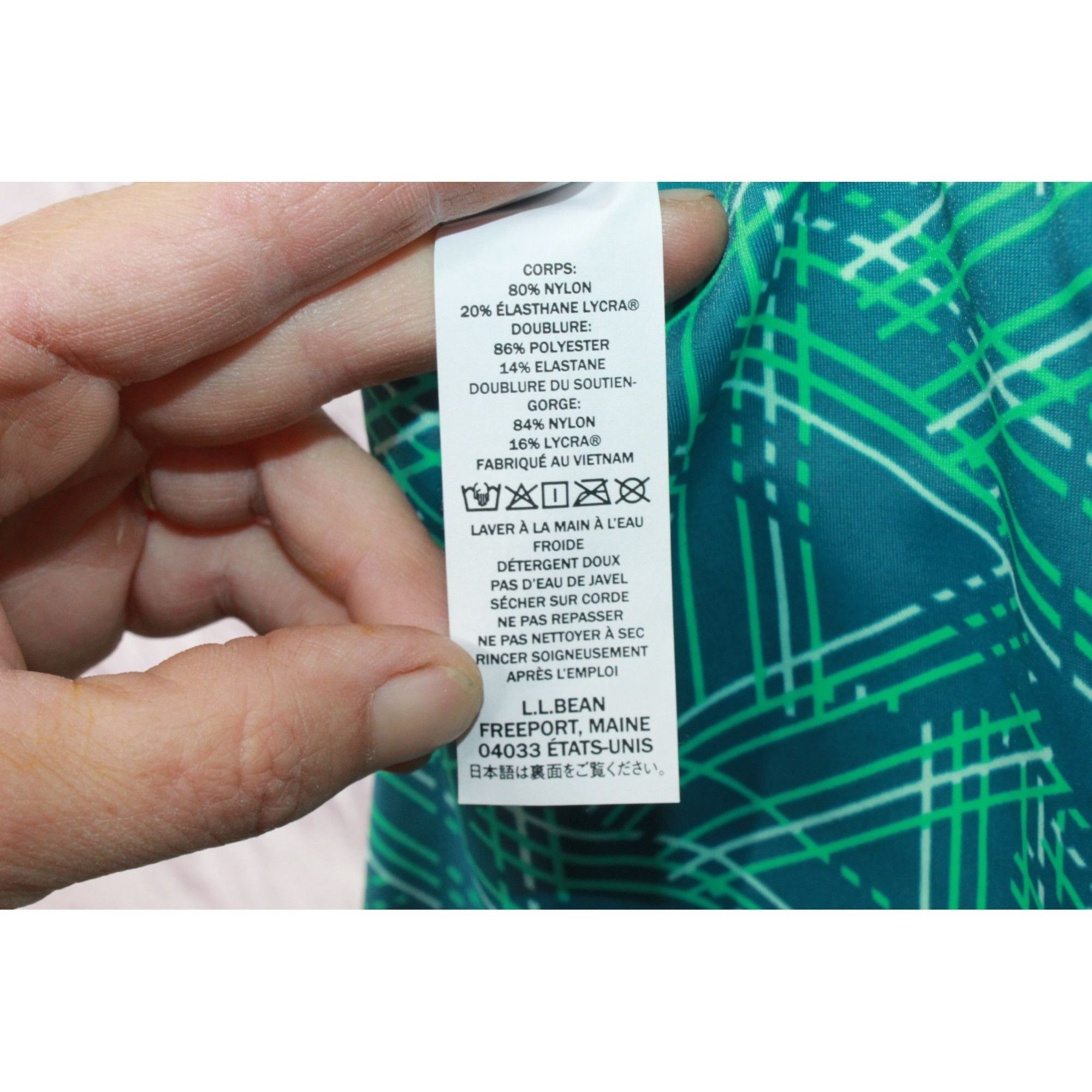 L.L. Bean LL Bean Women Mix & Match Swimwear Squareneck Tankini Top Size M / US 6-8 / IT 42-44 - 9 Thumbnail