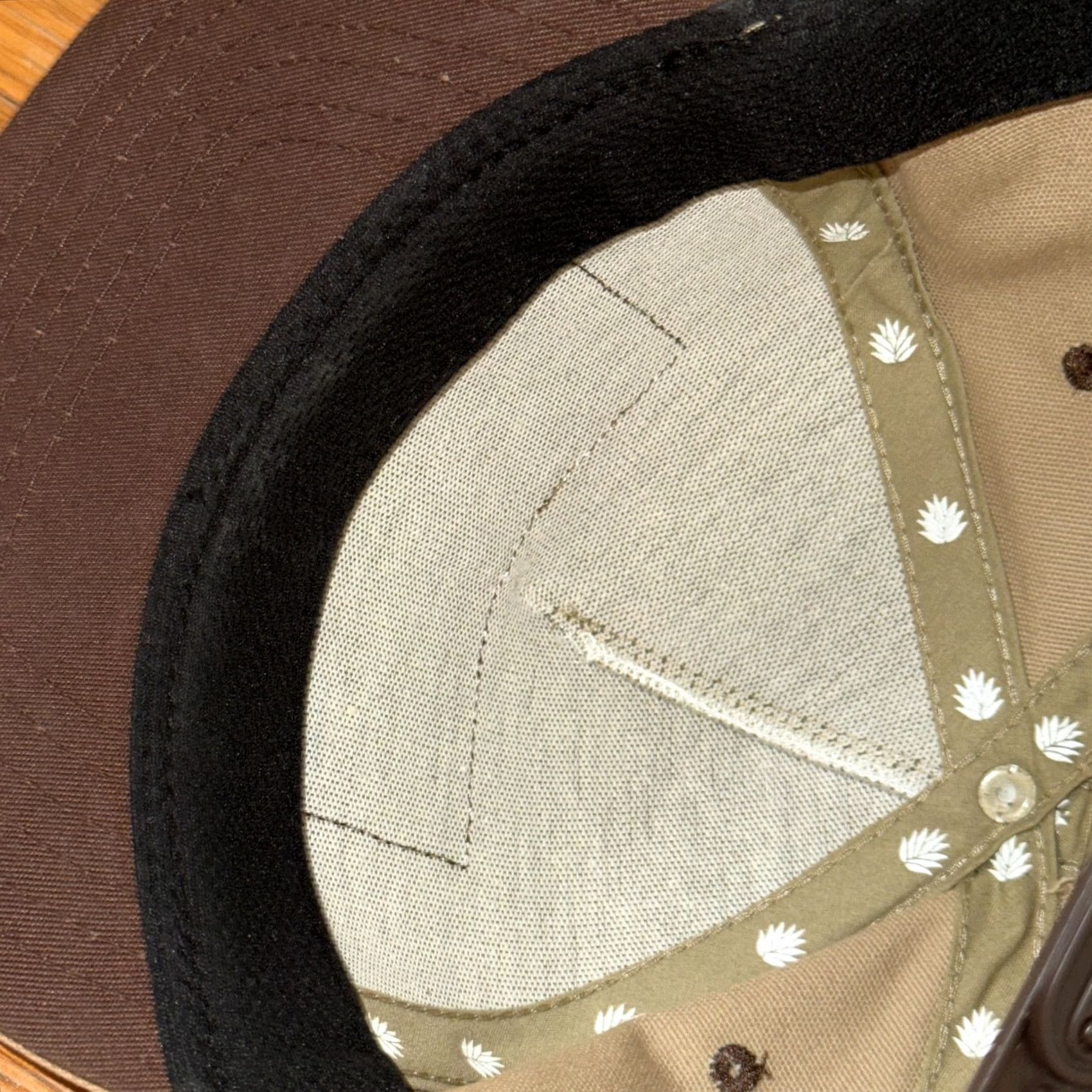 Vintage Sendero Provisions Co. Hat Cap Snap Back Patch Rattlesnake Desert Outdoors Mens One Size Beige Outdoor Baseball Cap Hat Size ONE SIZE - 8 Thumbnail
