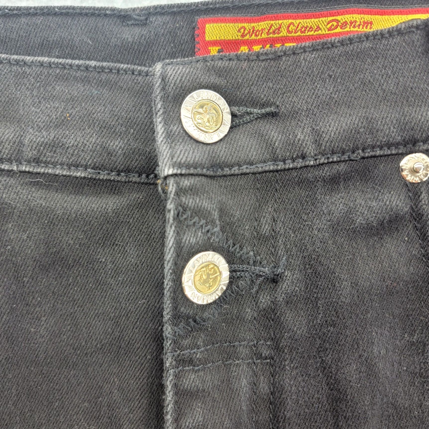 Vintage Vintage Lawman Jeans Western Bareback Black Women’s Slim Fit Size 7 Size 28" / US 6 / IT 42 - 4 Thumbnail