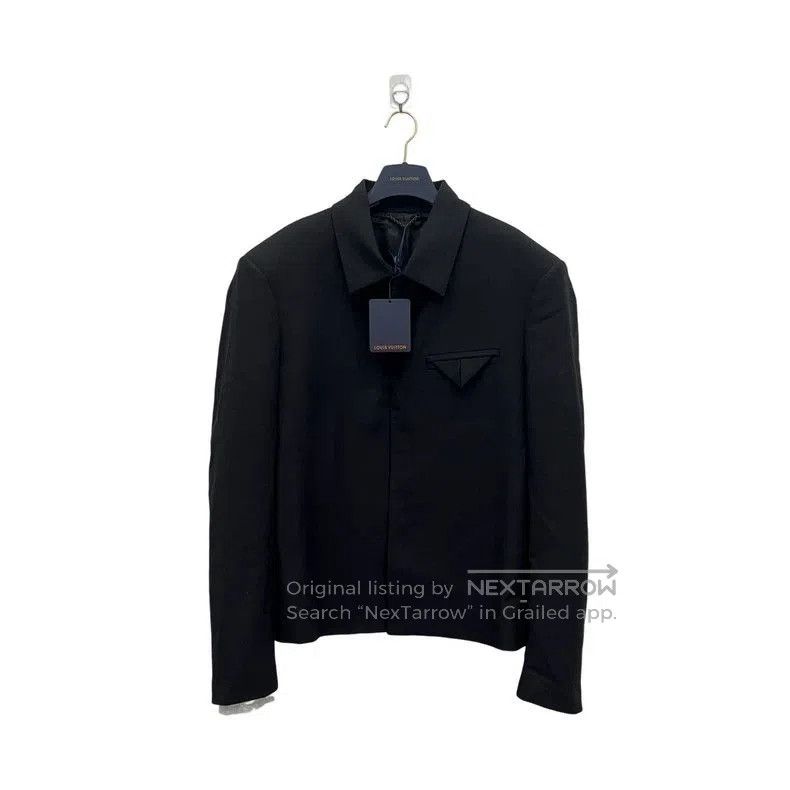 Louis Vuitton Louis Vuitton Wool Pearl Slogan Jacket. Size US L / EU 52-54 / 3 - 3 Thumbnail