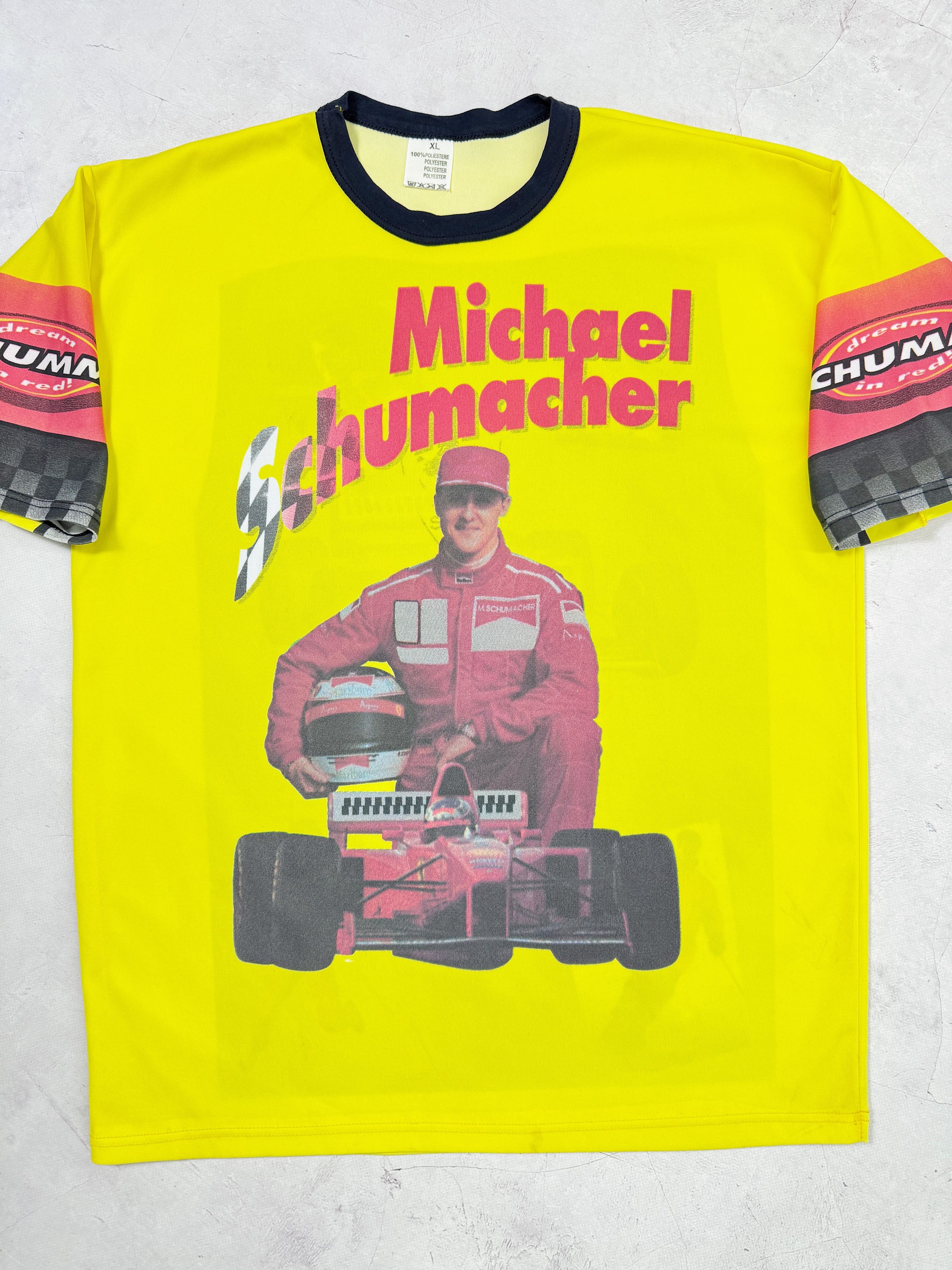 Vintage Vintage Michael Schumaher T-Shirt Formula1 Racing Style Size US M / EU 48-50 / 2 - 4 Thumbnail