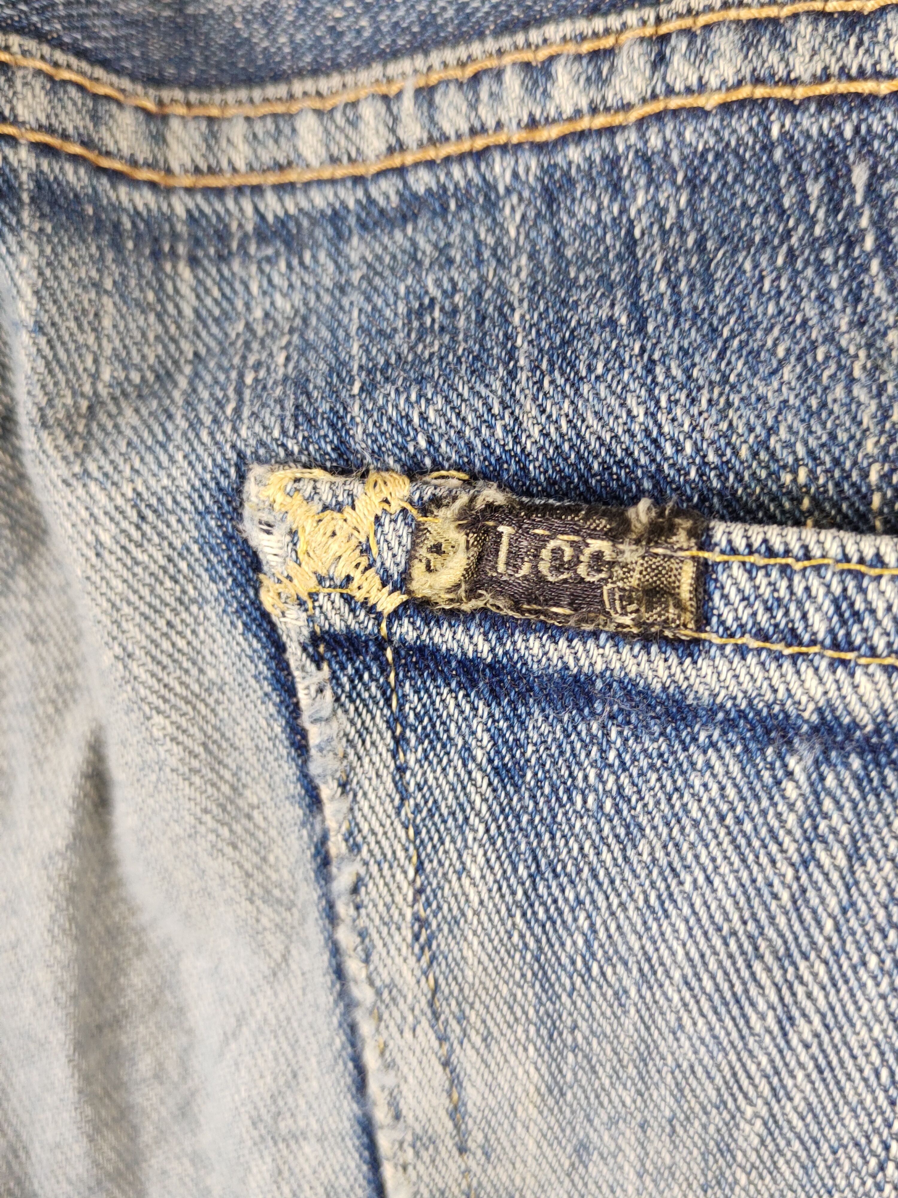 Japanese Brand Lee Blue Faded Distressed Ripped Jeans #S2242 Size US 32 / EU 48 - 10 Thumbnail
