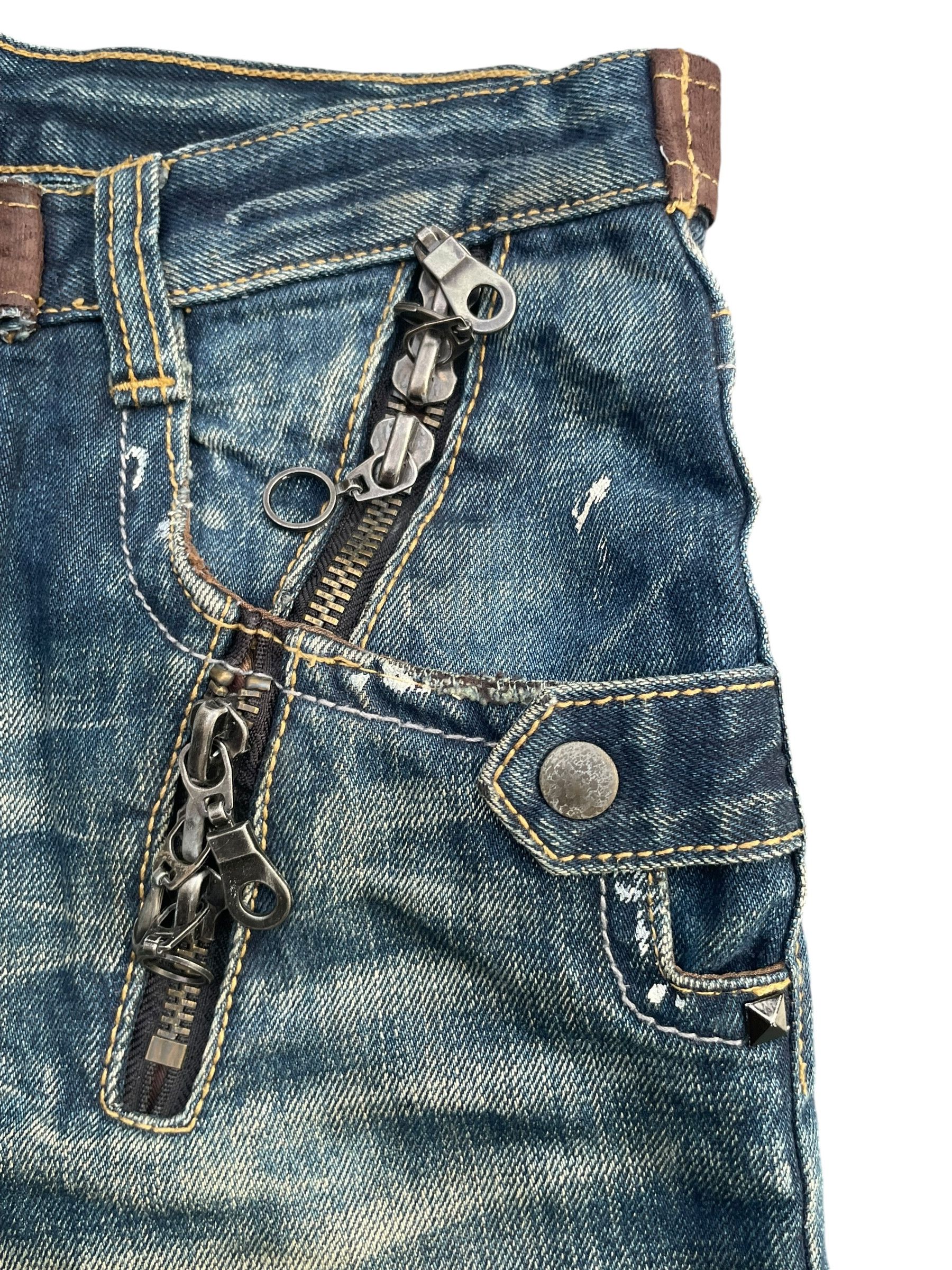 Japanese Brand Semantic Design Flare Custom Denim Size US 32 / EU 48 - 6 Thumbnail