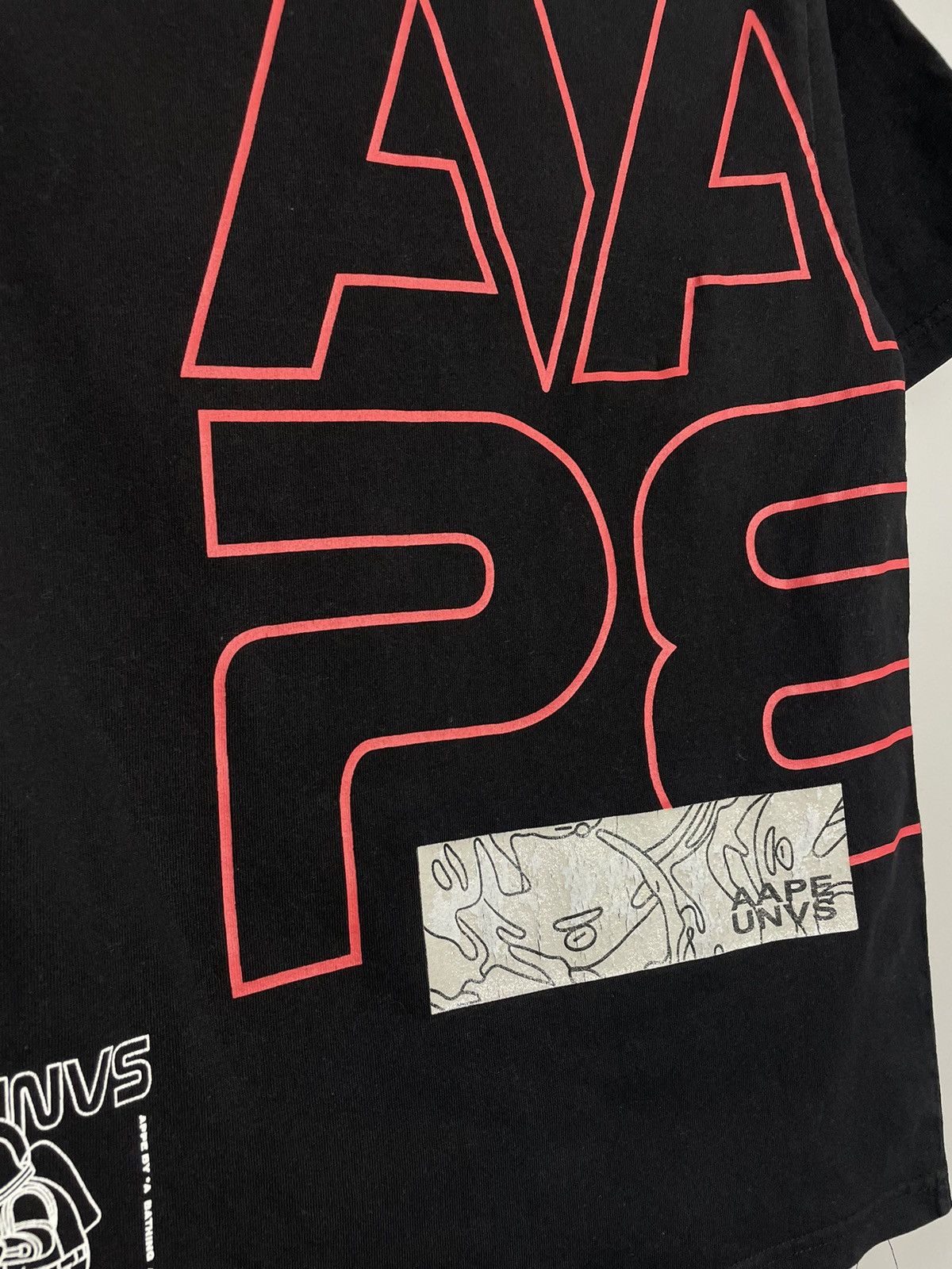 Aape × Bape Aape by a Bathing ape black logo tshirt size M Size US S / EU 44-46 / 1 - 15 Thumbnail