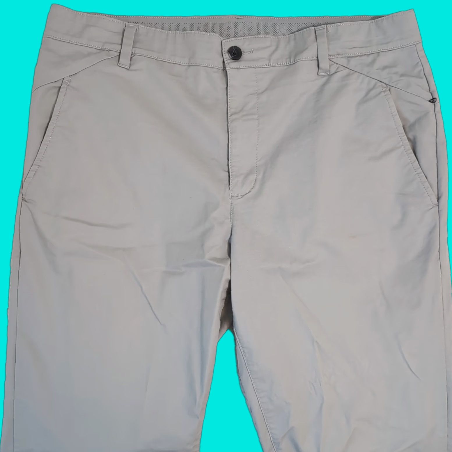 Vintage VINTAGE LL Bean Pants Mens 36X34 Grey Classic Fit Chino Zip Pockets Nylon Stretchy Size US 36 / EU 52 - 1 Thumbnail