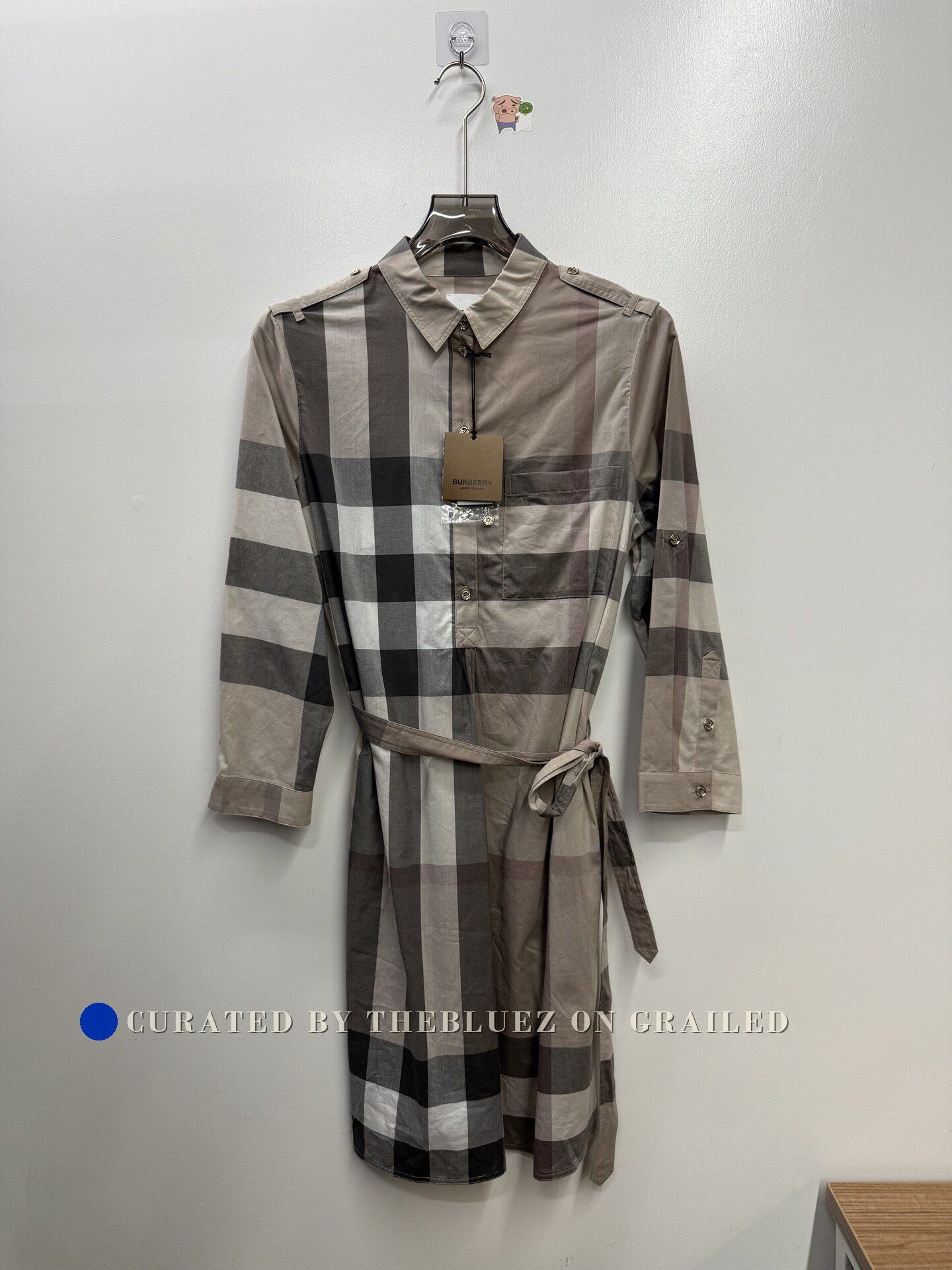 Burberry Burberry Classic Check Short-Sleeve Shirt Dress Size M / US 6-8 / IT 42-44 - 1 Thumbnail