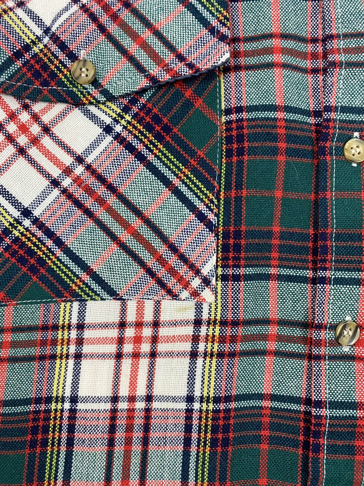 Vintage 1980’s Claybrooke Outdoors Boxy Plaid Button Up Shirt Size US L / EU 52-54 / 3 - 4 Thumbnail