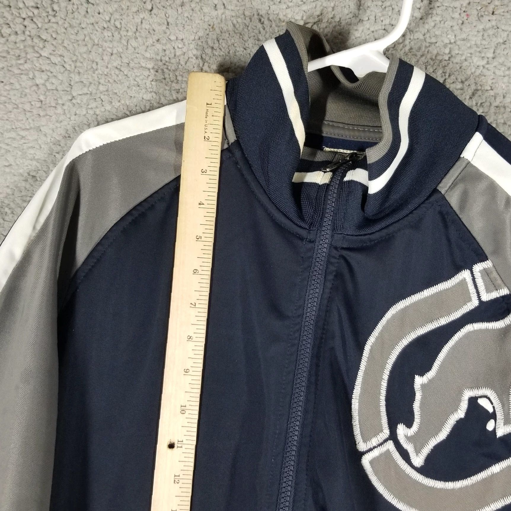 Ecko Unltd. Ecko Unltd Jacket Mens Medium Blue Gray Full Zip Track Athletic Streetwear Rhino Size US M / EU 48-50 / 2 - 4 Thumbnail